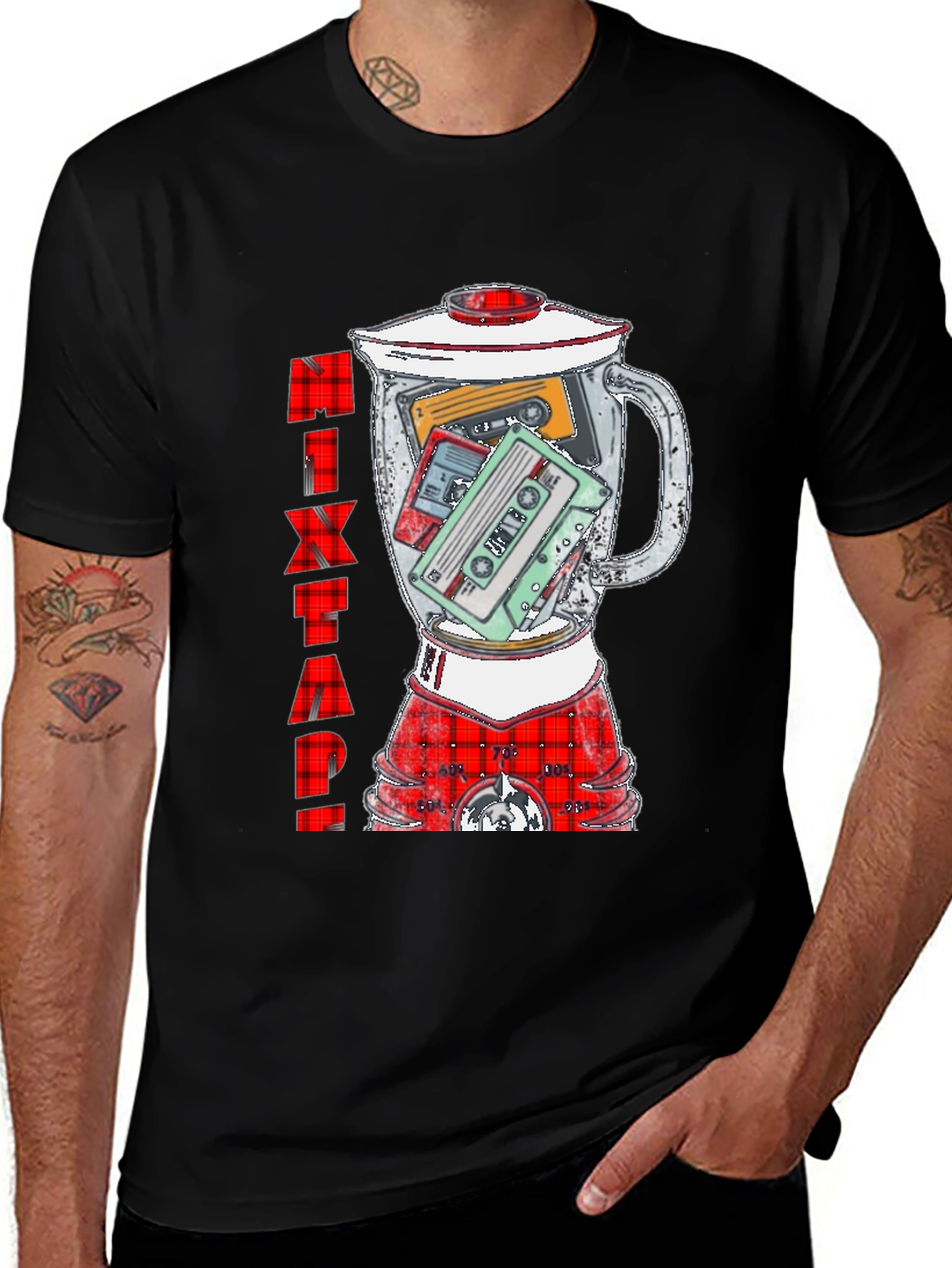 Variant 13 of Mixtape Blender Graphic Tee - Retro Style