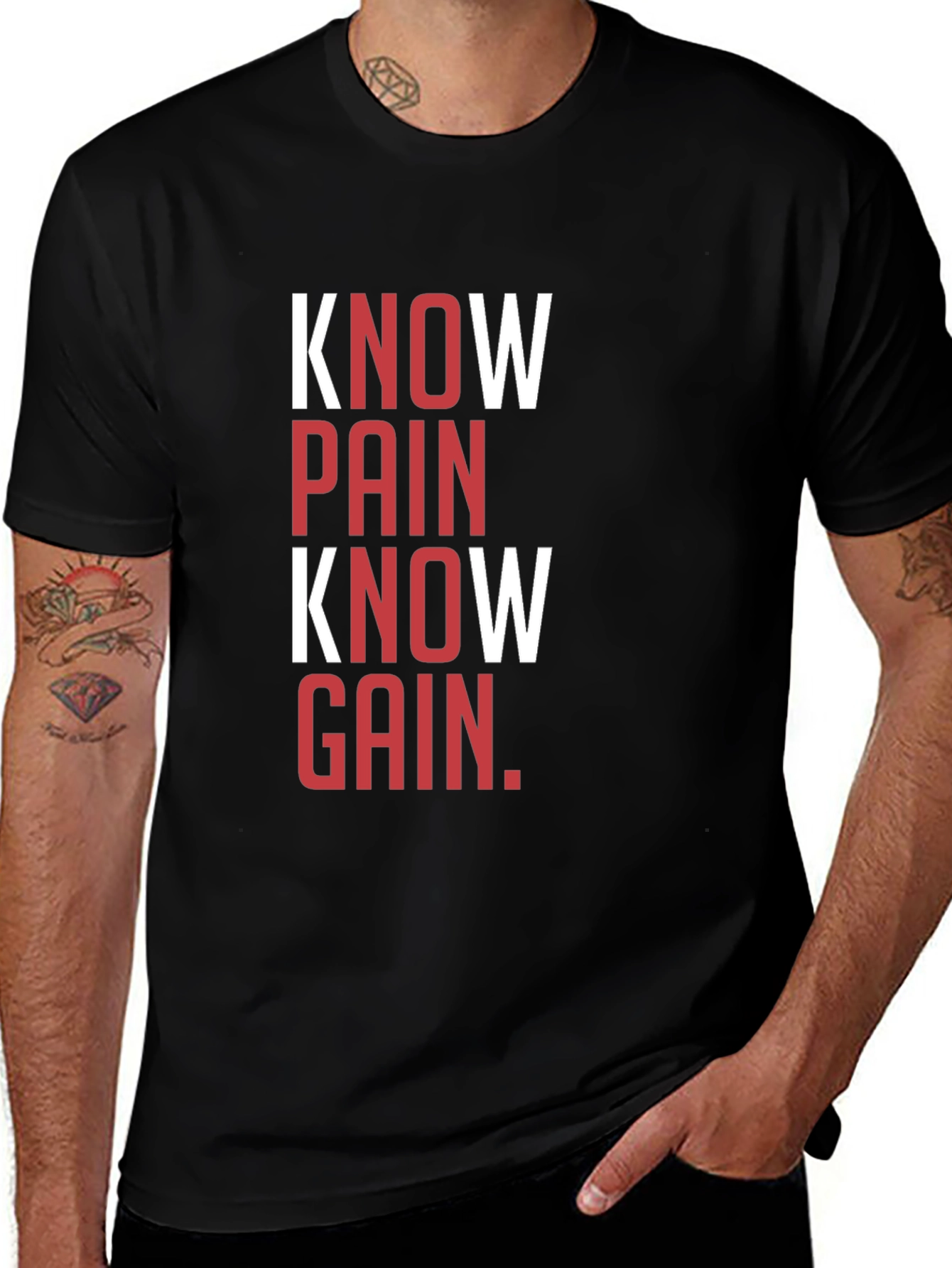 Variant 21 of Know Pain Know Gain Graphic Tee