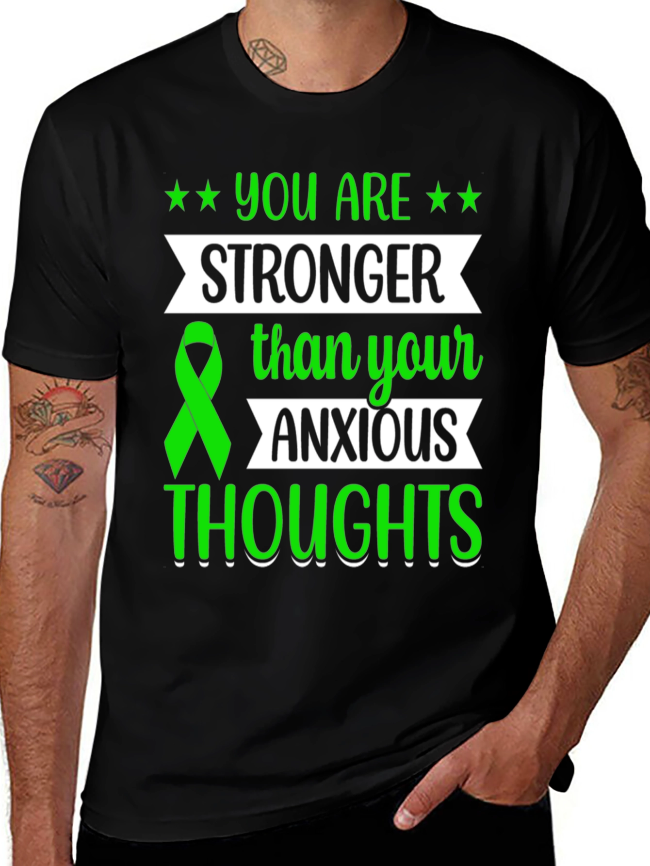 Variant 19 of You Are Stronger Than Your Anxious Thoughts T-Shirt