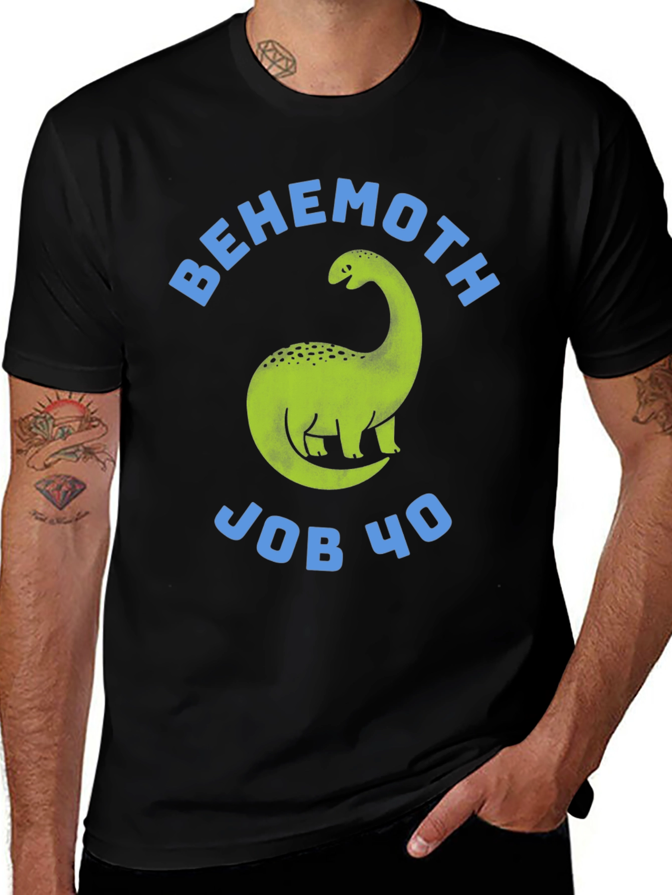 Behemoth Job 40 Dinosaur T-Shirt