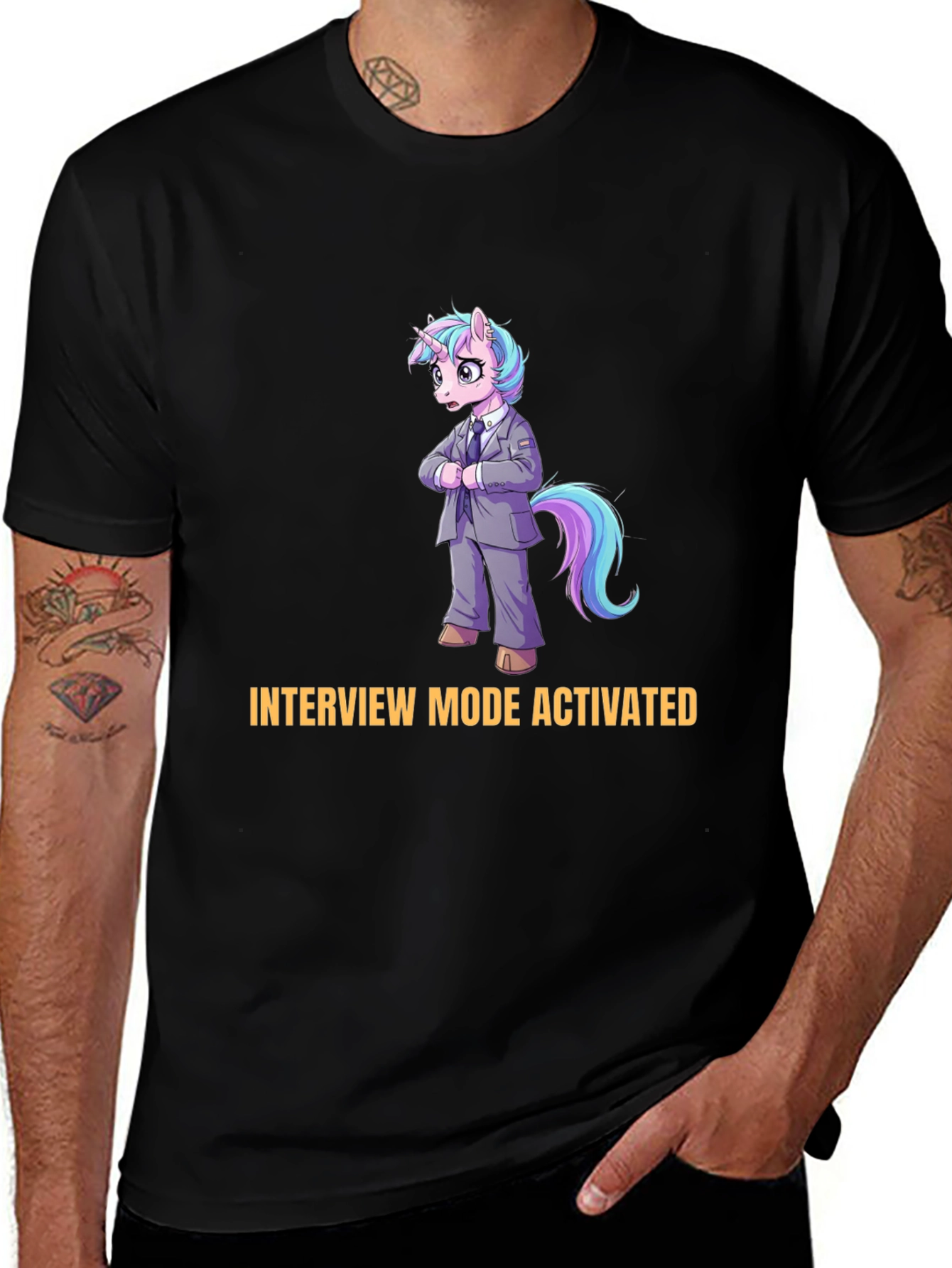 Variant 21 of Interview Mode Activated Graphic T-Shirt