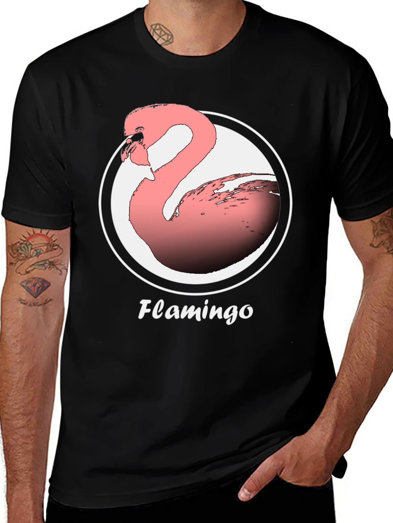 Variant 18 of Flamingo Graphic Tee -  Modern, Comfortable Fit