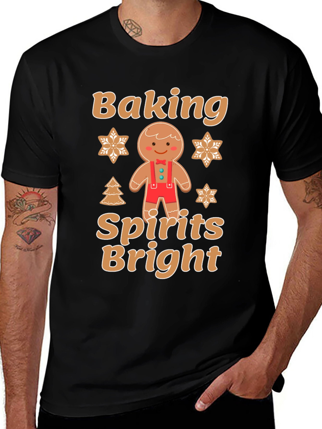Variant 30 of Baking Spirits Bright Holiday T-Shirt