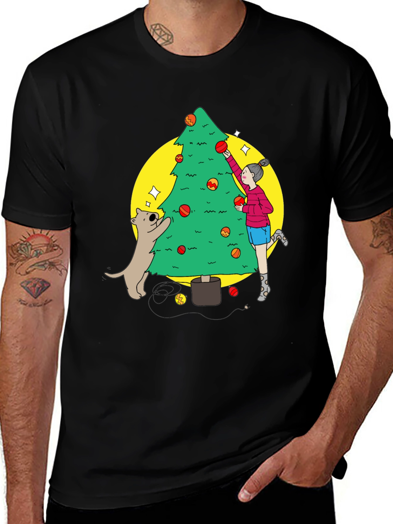 Variant 29 of Christmas Tree Graphic Tee