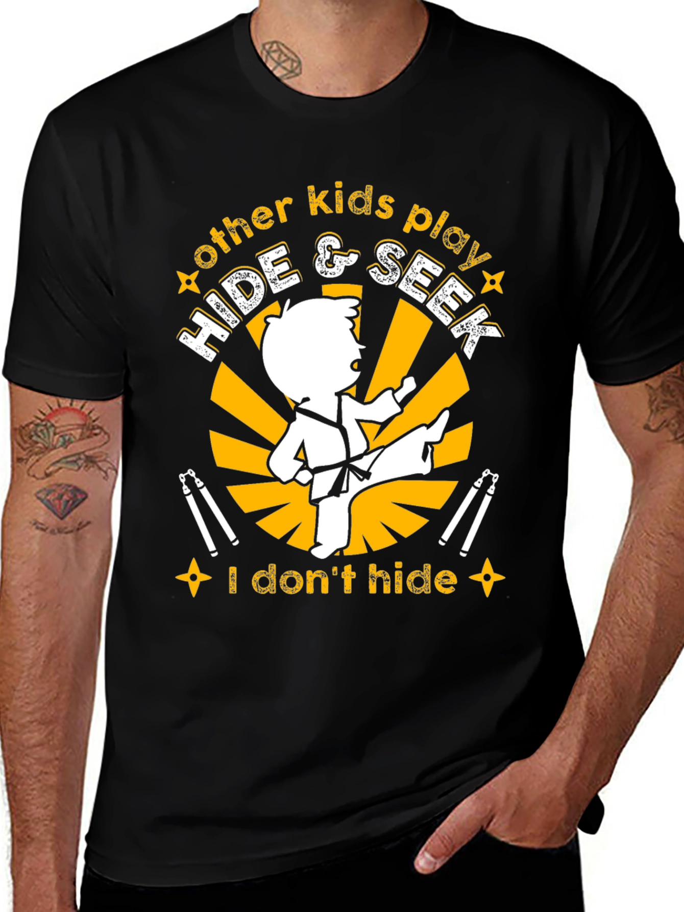 Karate Kid's T-Shirt - I Don't Hide