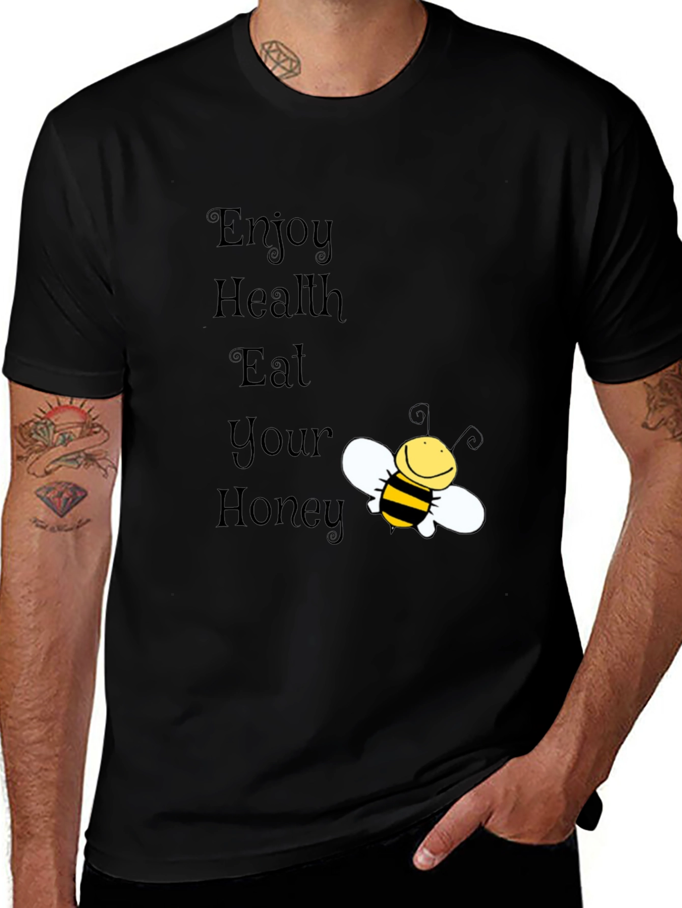 Variant 28 of Enjoy Health Eat Your Honey Bee T-Shirt