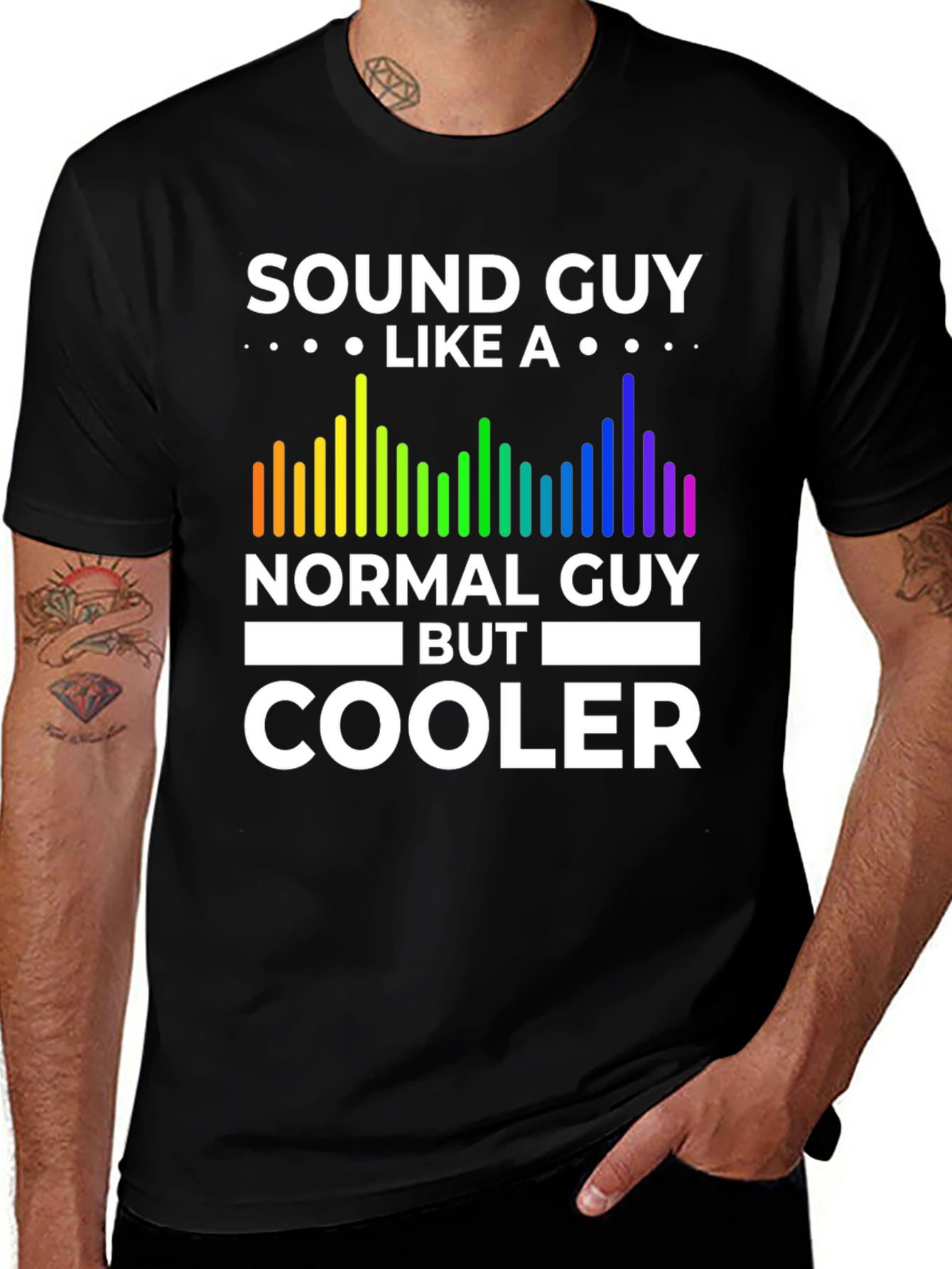 Variant 3 of Sound Guy Like a Normal Guy But Cooler T-Shirt