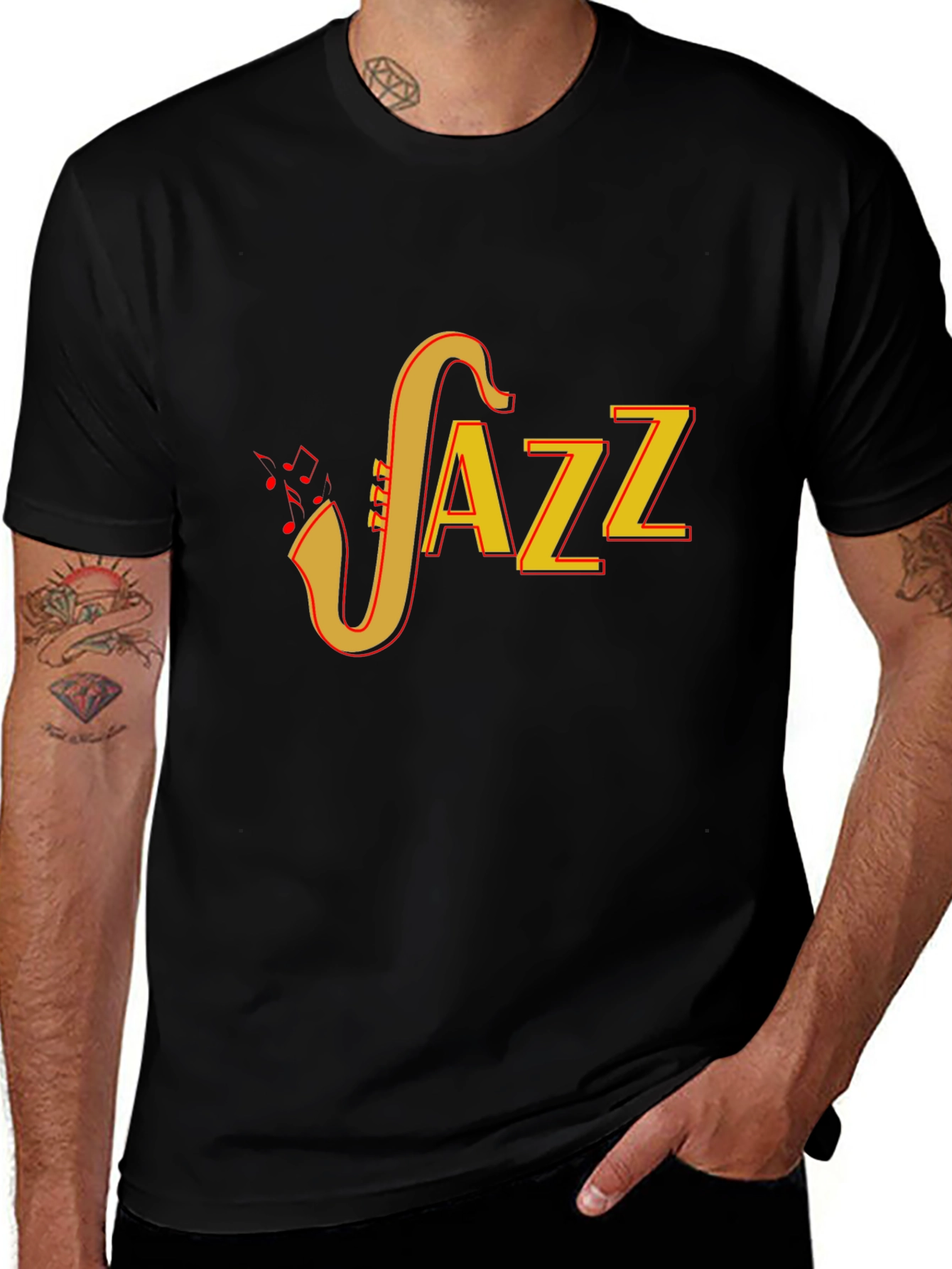Variant 22 of Jazz Saxophone Music T-Shirt