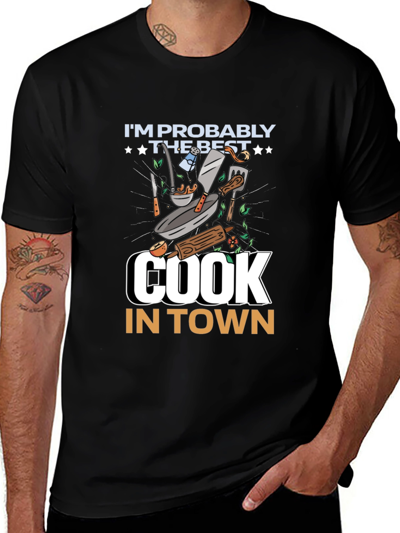 Variant 2 of Best Cook in Town T-Shirt