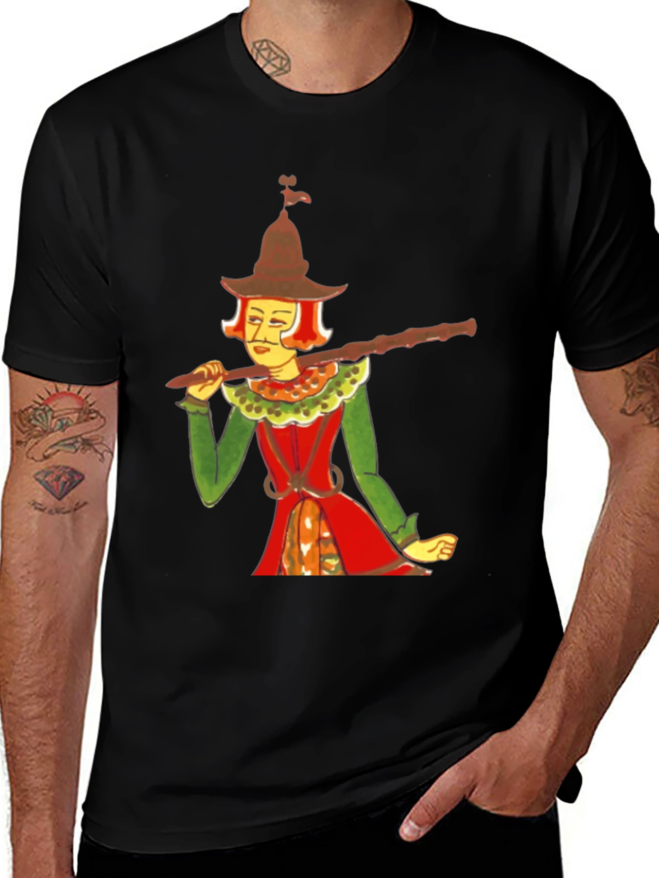 Variant 15 of Vintage Jester Graphic Tee - Retro Novelty T-Shirt