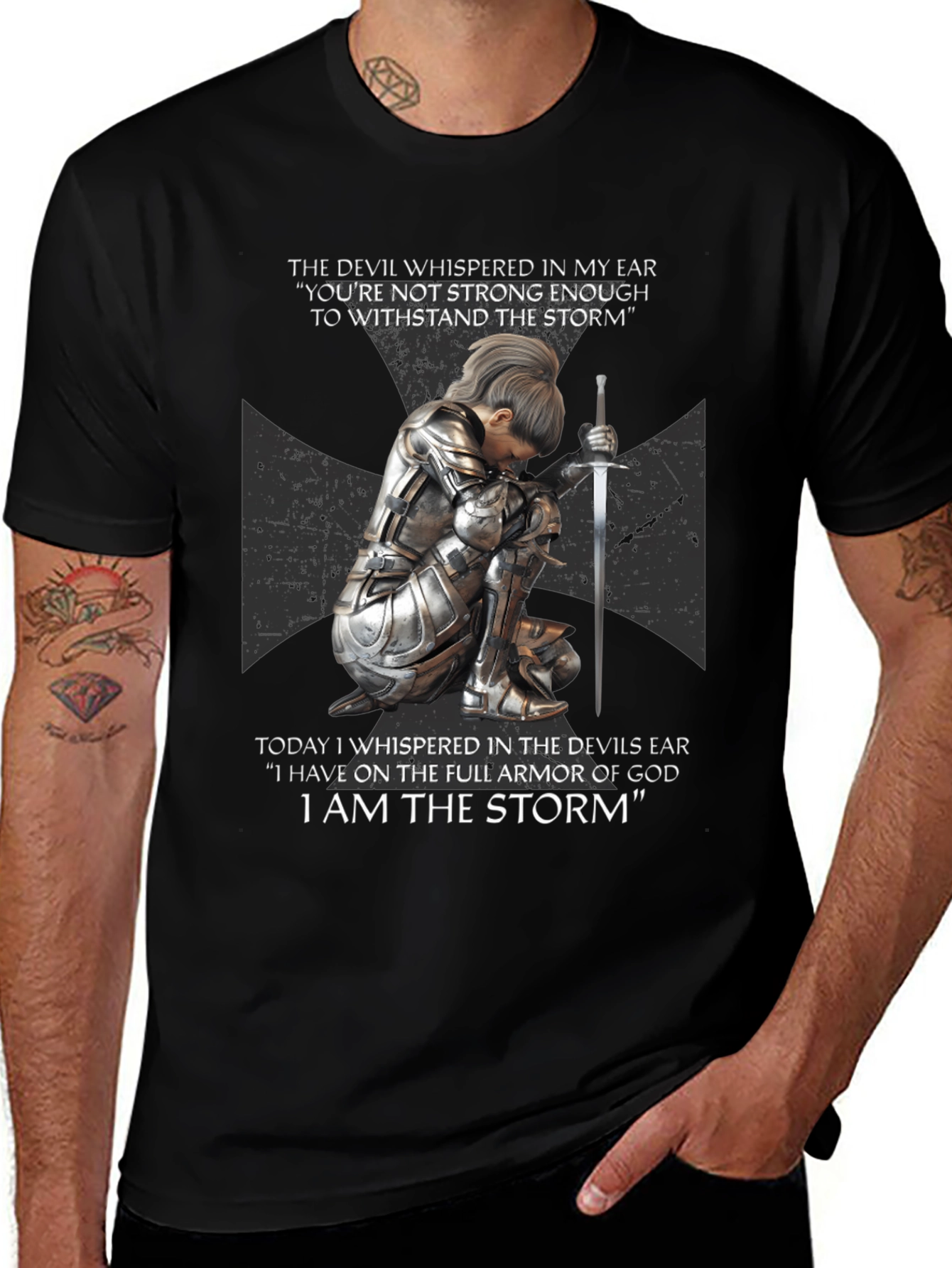 Armor of God T-Shirt: Warrior's Strength