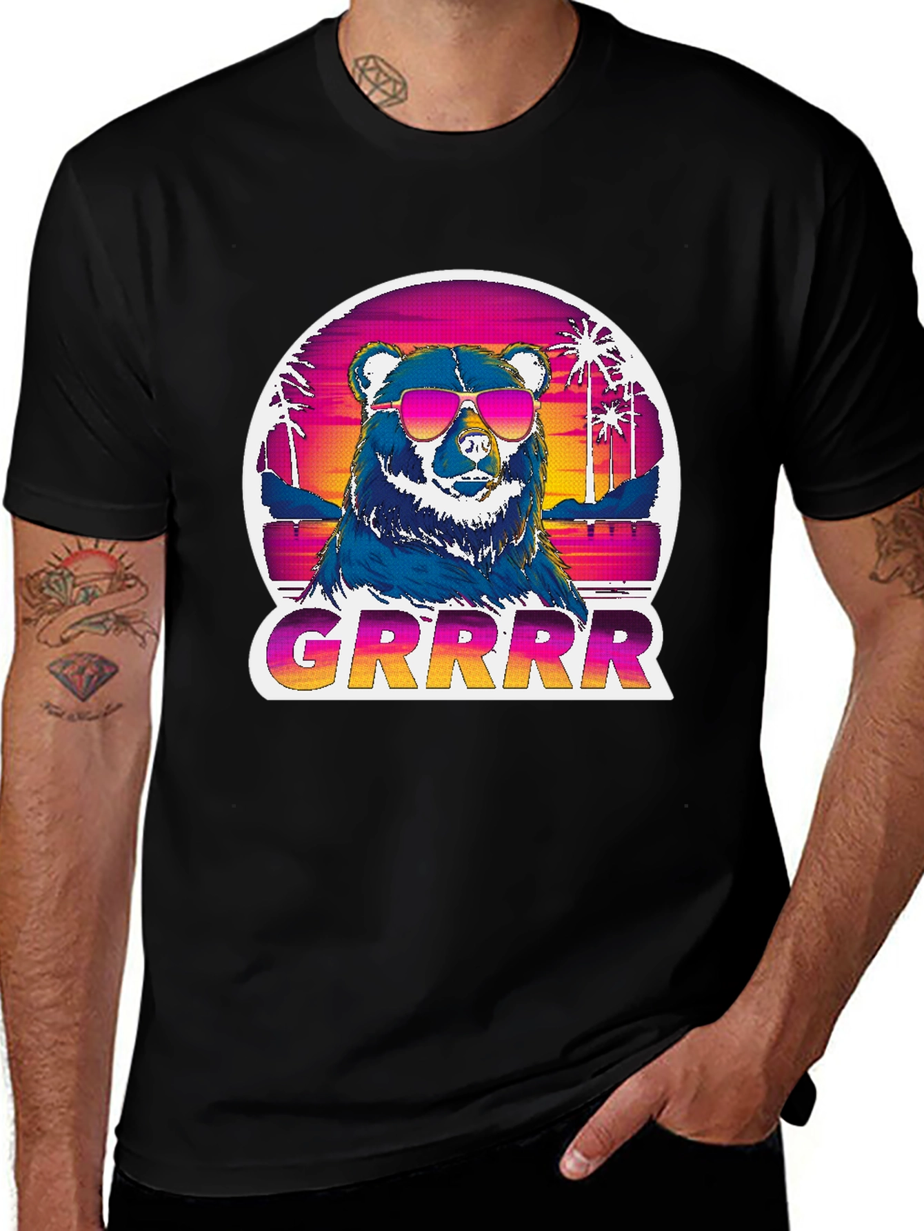 Variant 23 of Cool Bear GRRRR T-Shirt