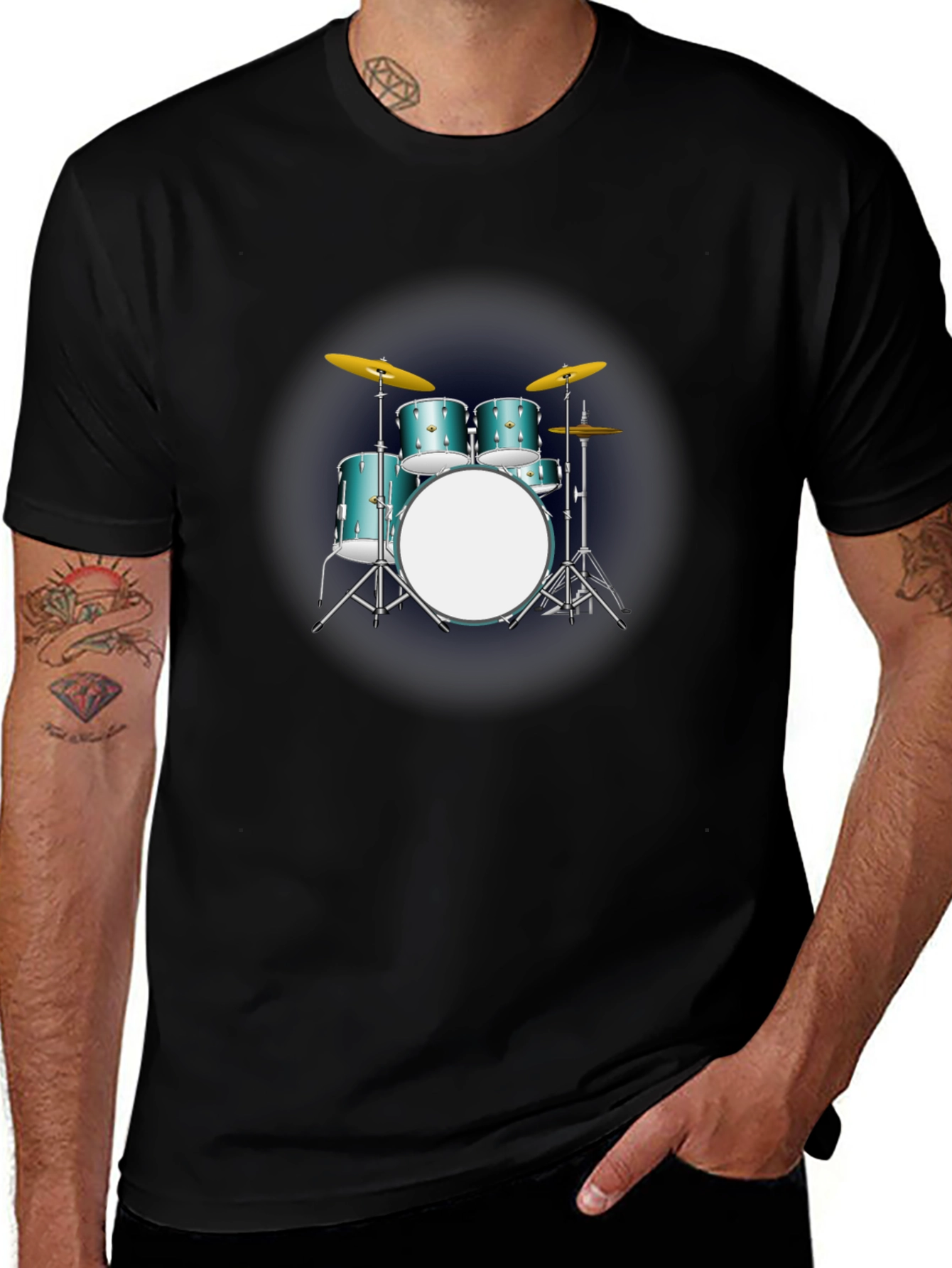 Variant 13 of Drum Set Graphic T-Shirt