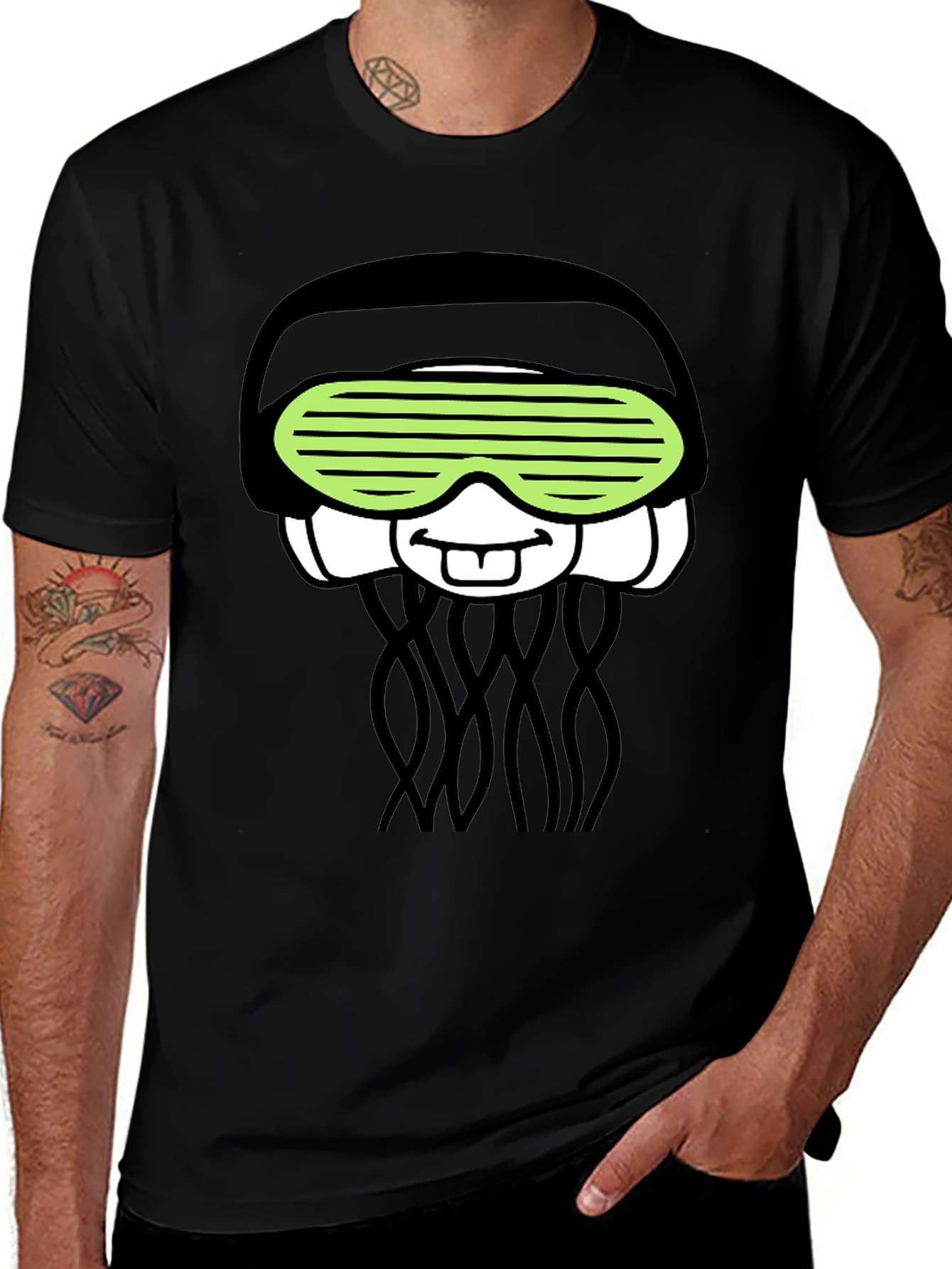 Variant 27 of Cool Jellyfish Rave T-Shirt