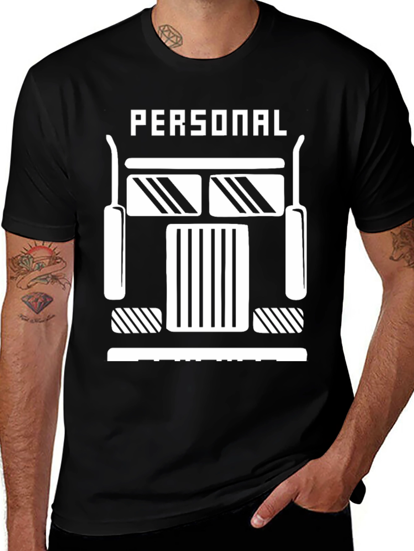 Variant 24 of Personal Transporter Trucker T-Shirt