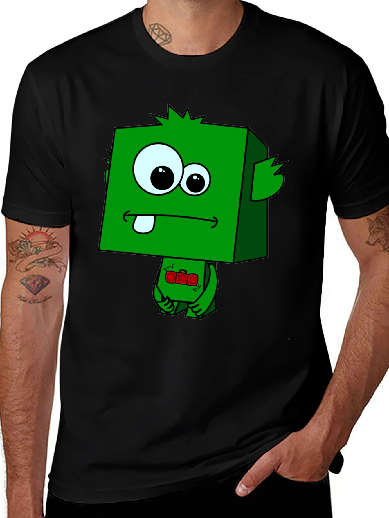 Variant 29 of Cartoon Monster Graphic T-Shirt