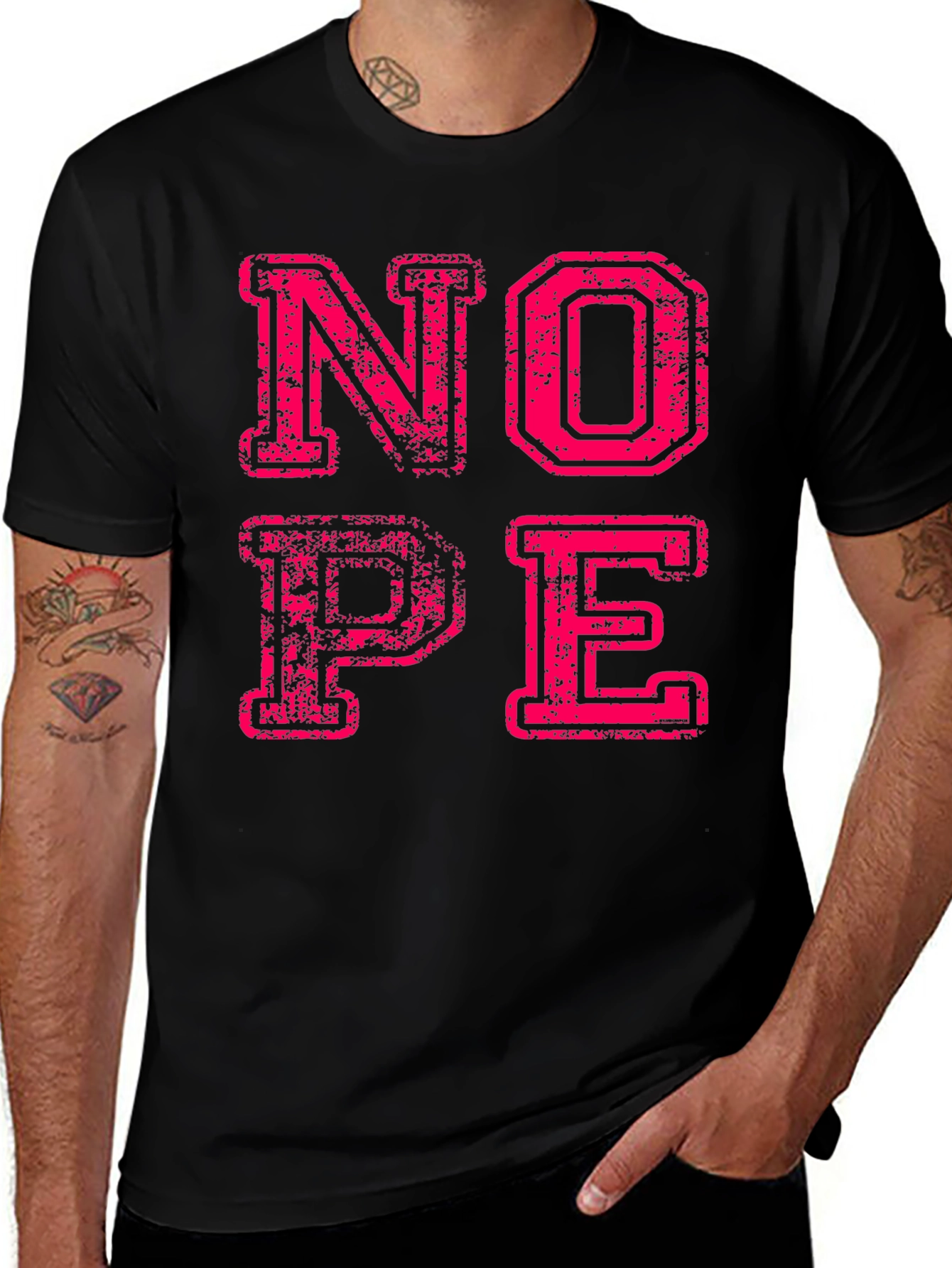 Variant 11 of Nope Graphic Tee - Funny Slogan T-Shirt