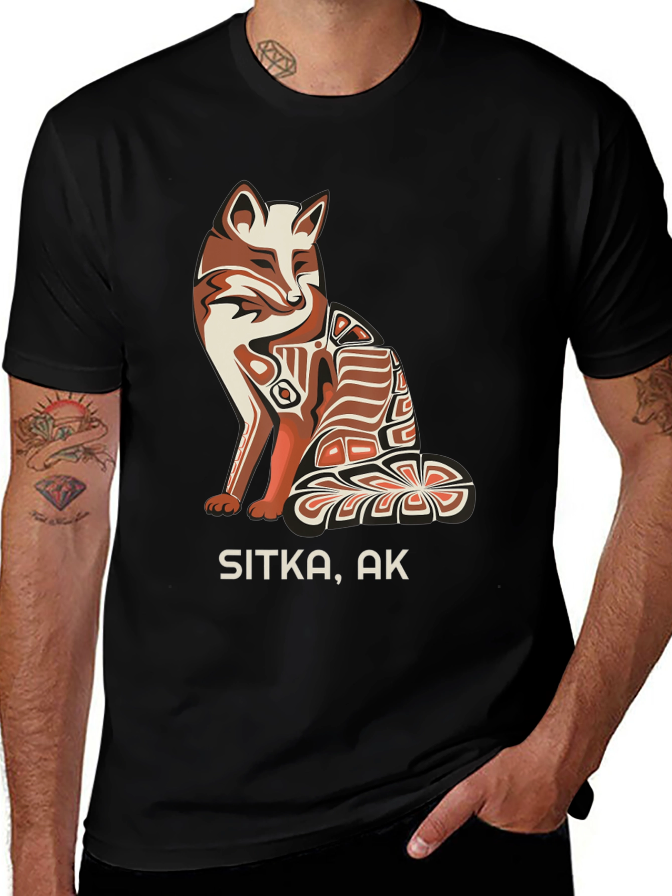 Sitka AK Fox Graphic T-Shirt