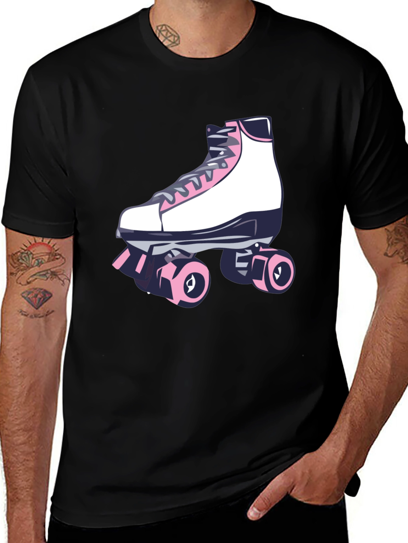 Variant 29 of Retro Roller Skate Graphic Tee