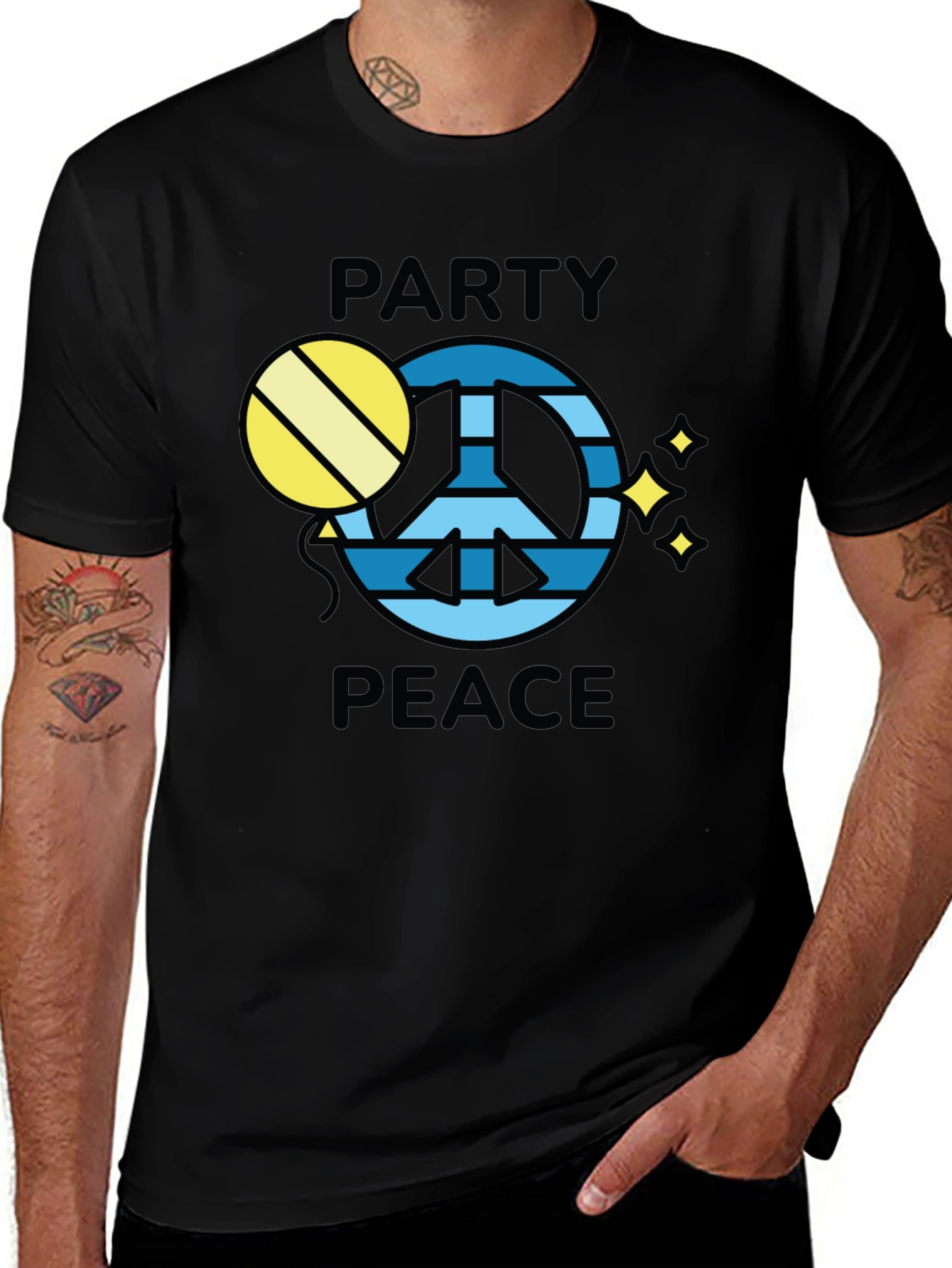 Variant 26 of Party Peace Graphic Tee
