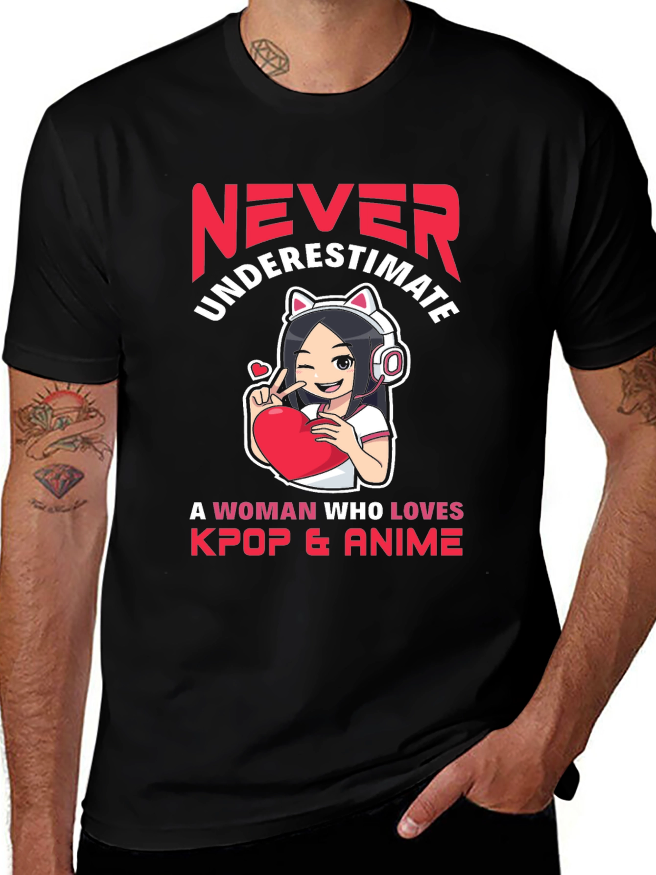 Kpop & Anime Lover T-Shirt - Never Underestimate