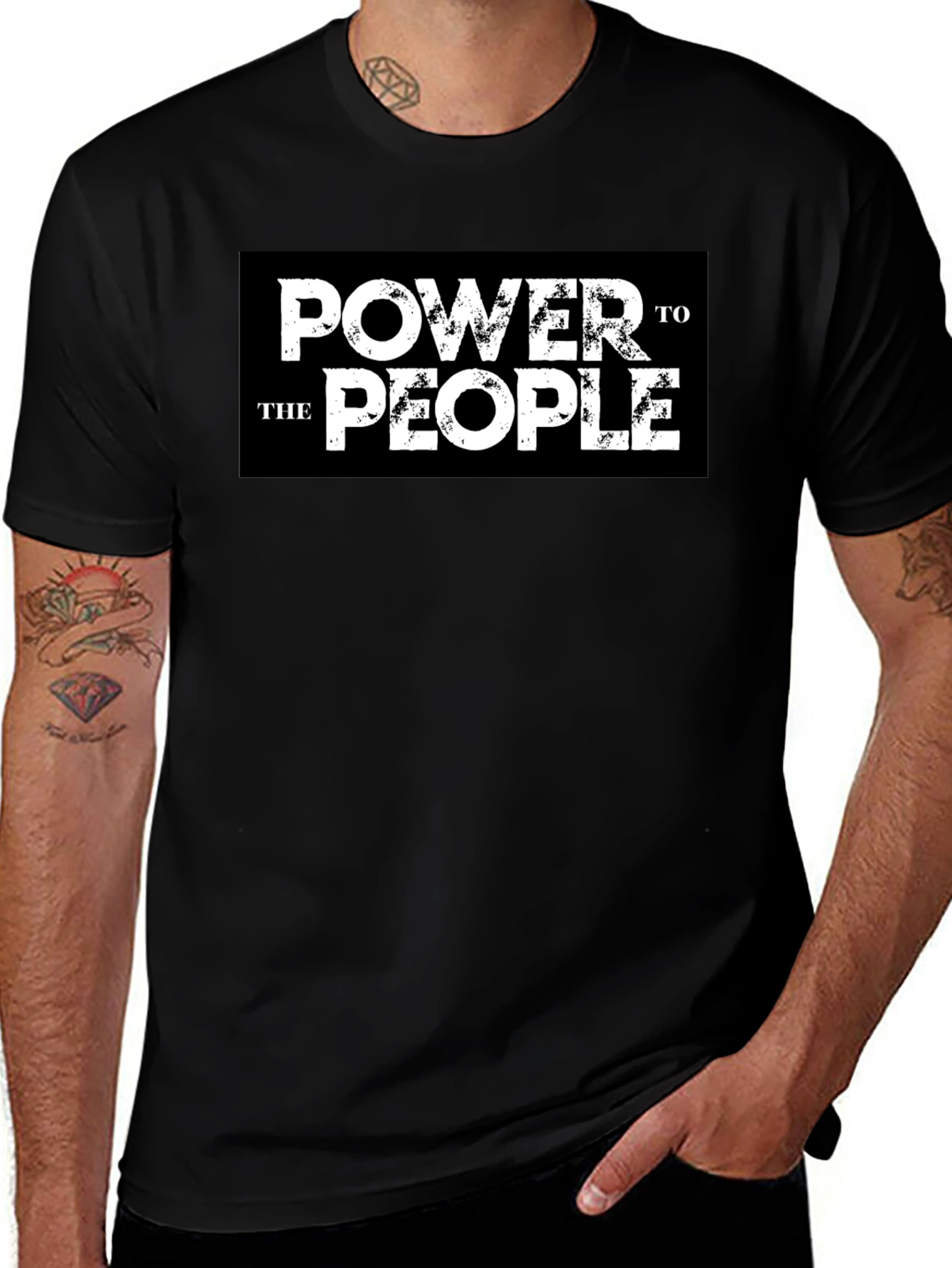 Variant 19 of Power to the People Graphic T-Shirt