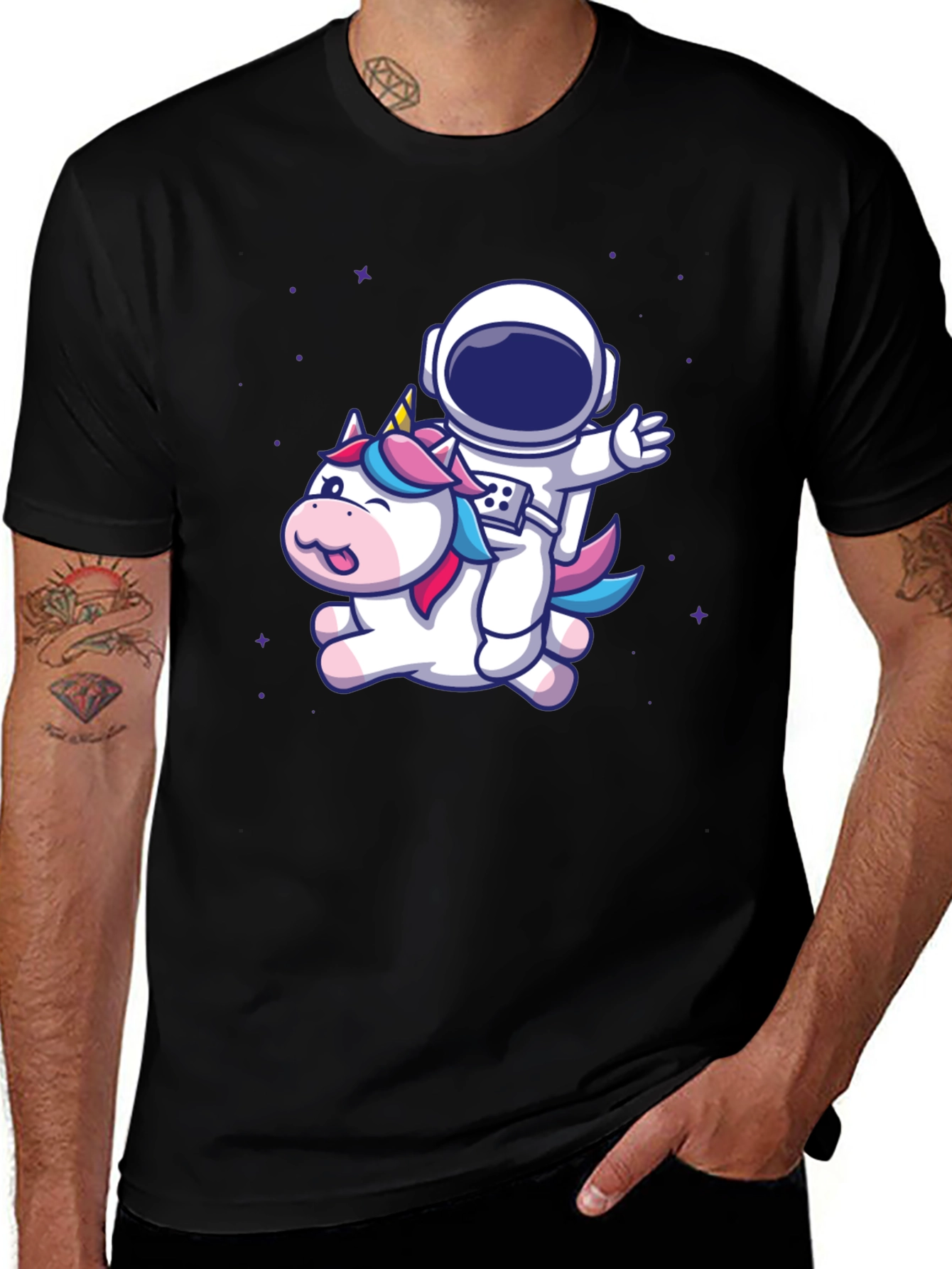 Variant 20 of Astronaut Unicorn Graphic Tee