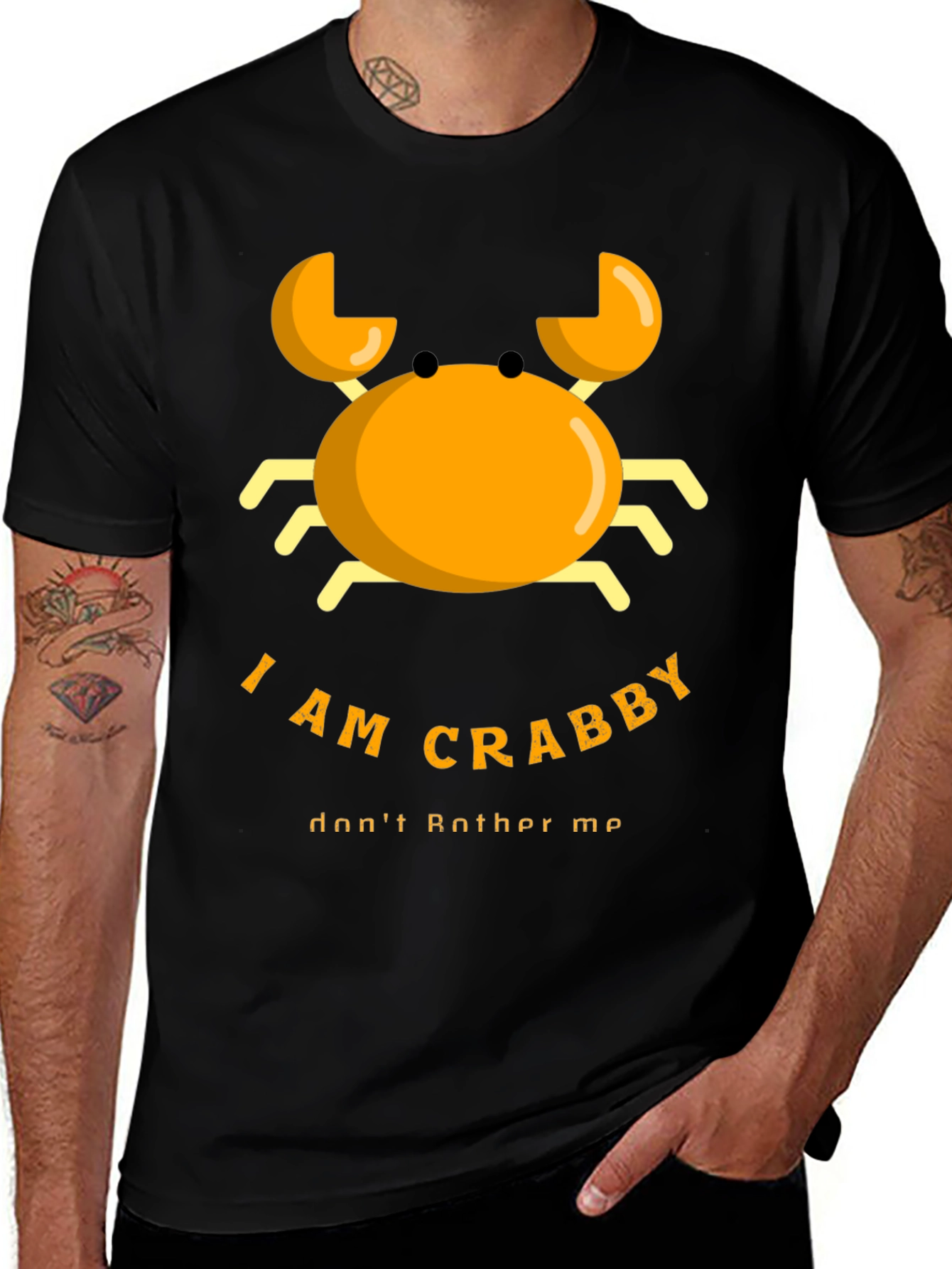 Variant 14 of Crabby T-Shirt - Funny Graphic Tee