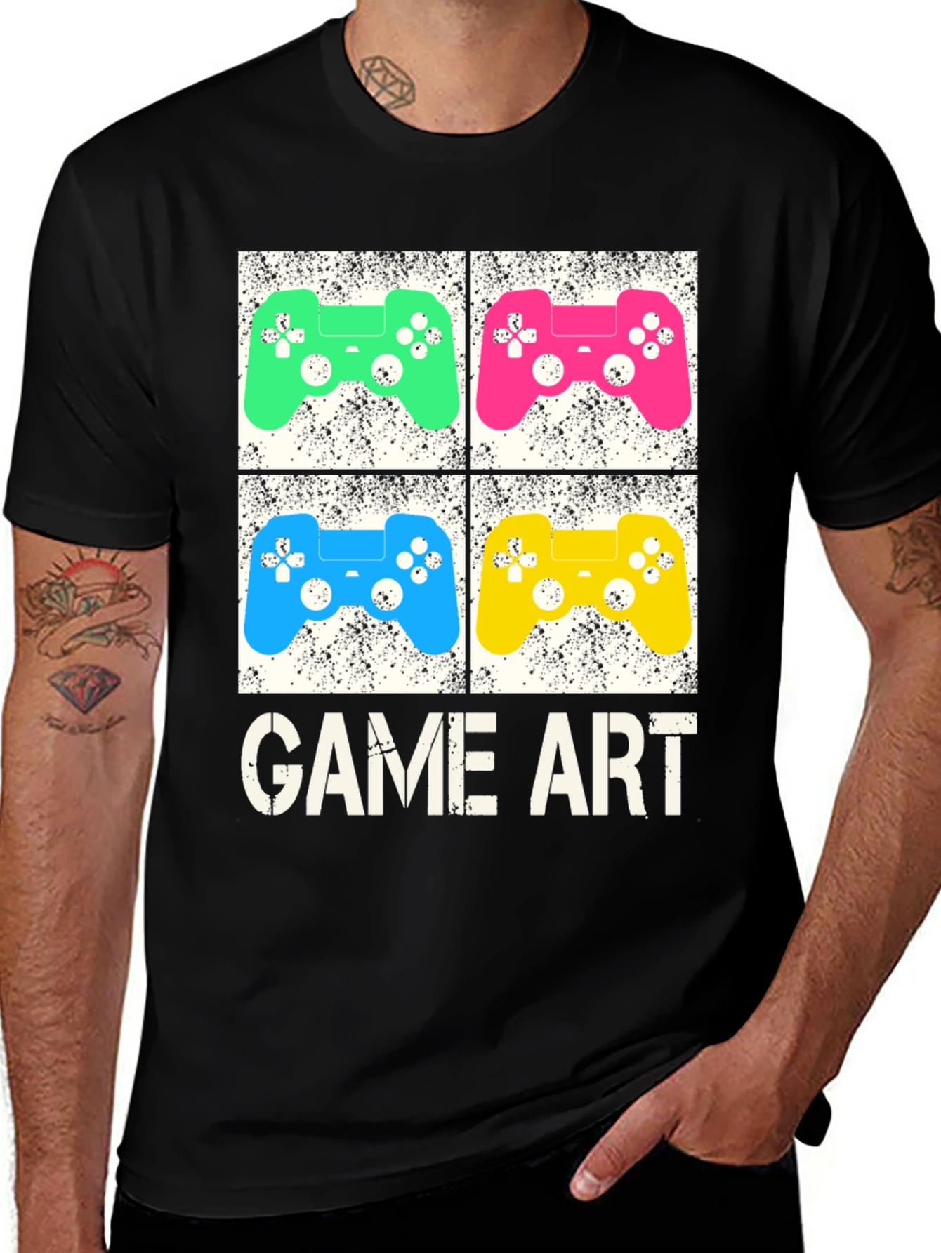Variant 12 of Retro Game Art T-Shirt - Gamer Style
