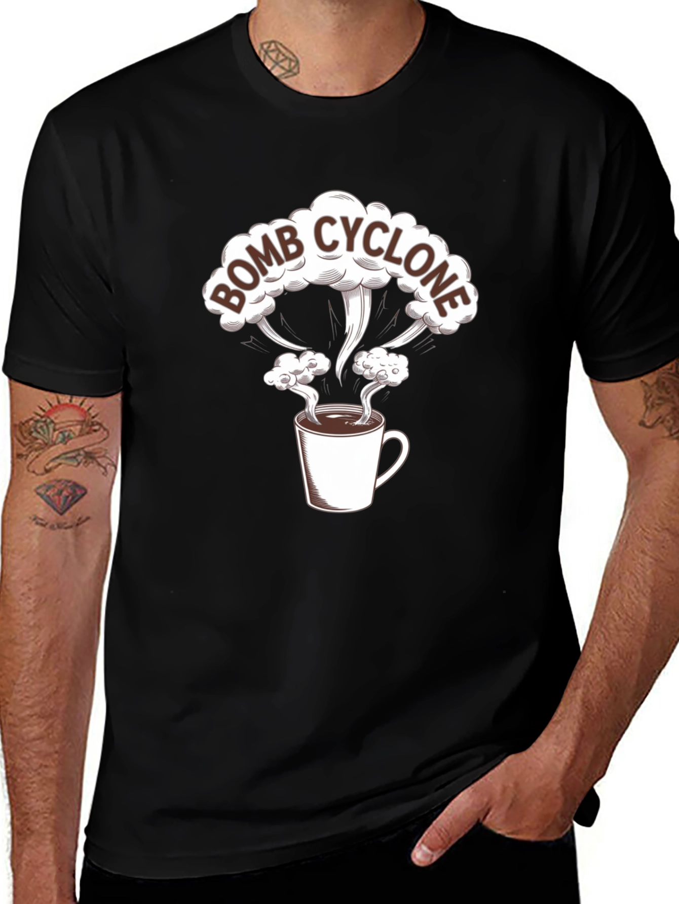 Variant 14 of Bomb Cyclone Coffee Graphic T-Shirt
