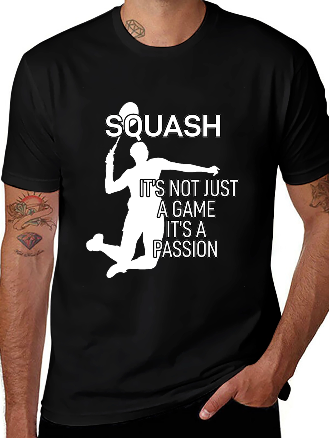 Variant 28 of Squash Passion T-Shirt - Game, Sport, Hobby
