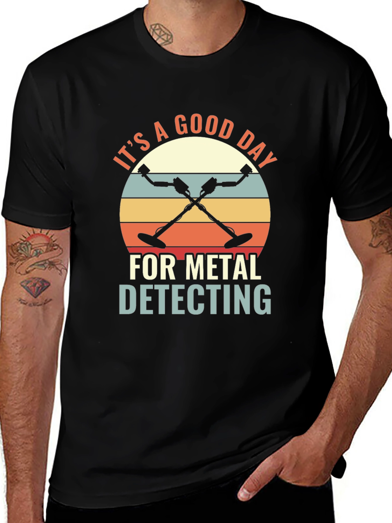 Variant 18 of Metal Detecting T-Shirt - Good Day Design