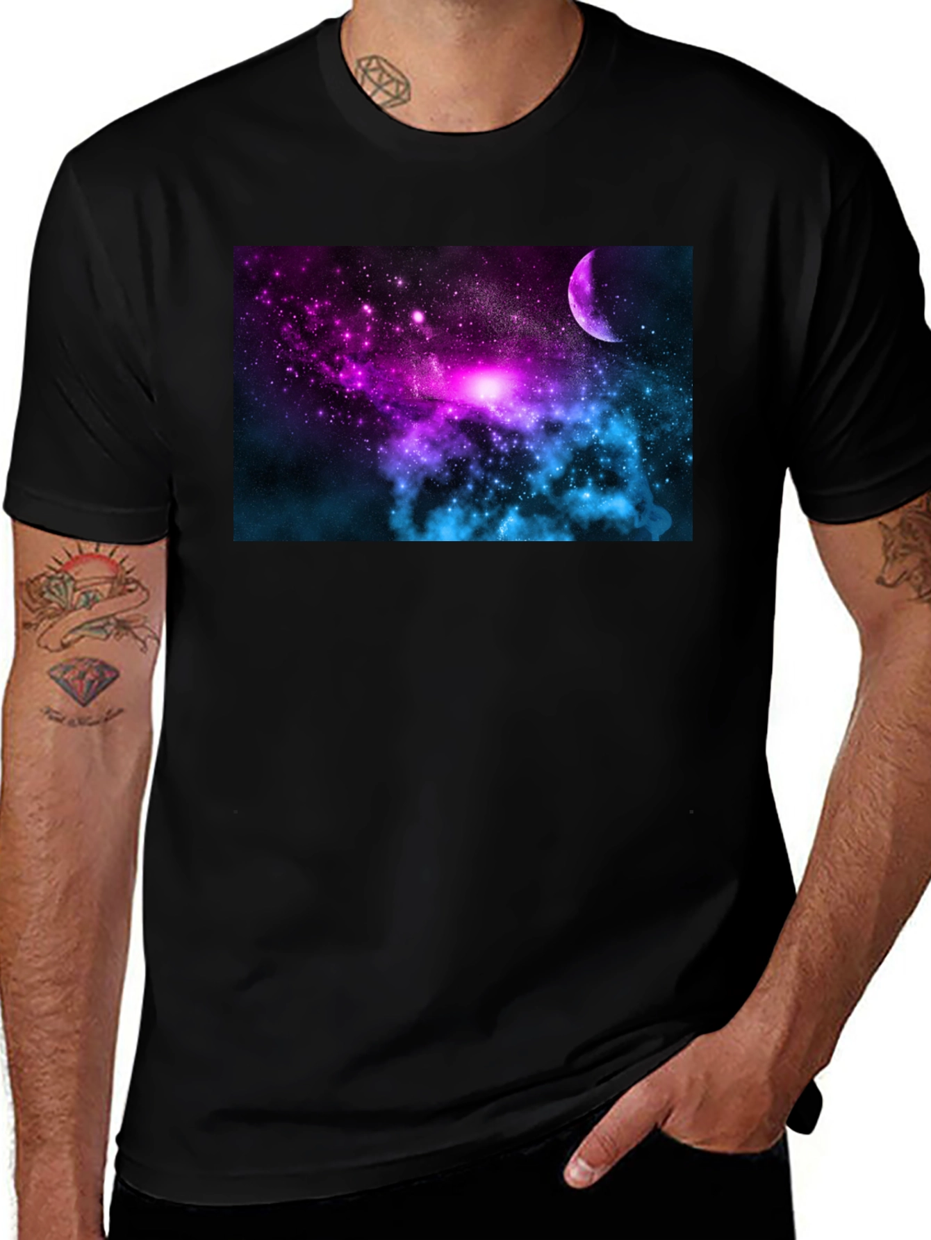 Variant 20 of Galaxy Dreams Black T-Shirt