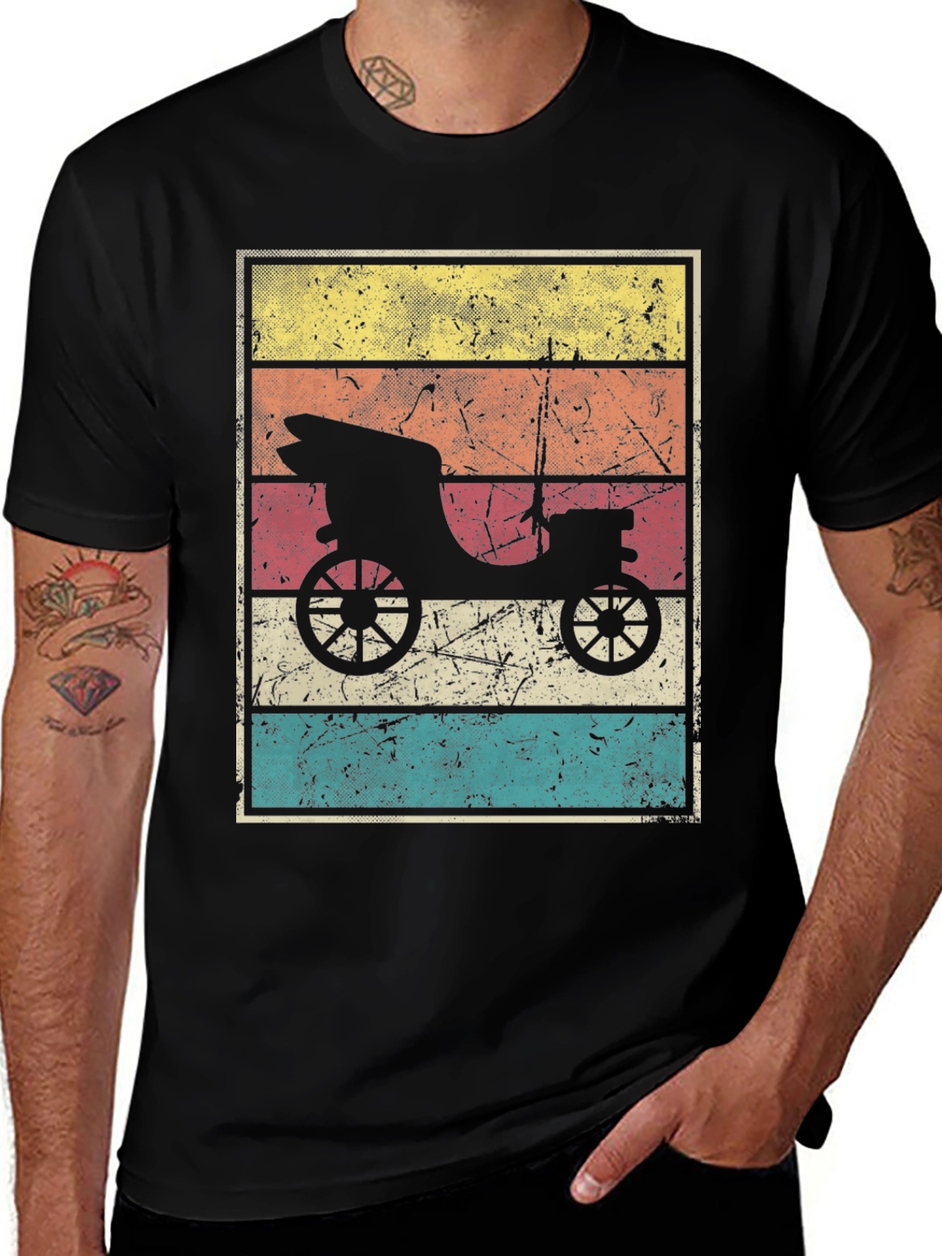 Variant 22 of Retro Vintage Car T-Shirt - Classic Design