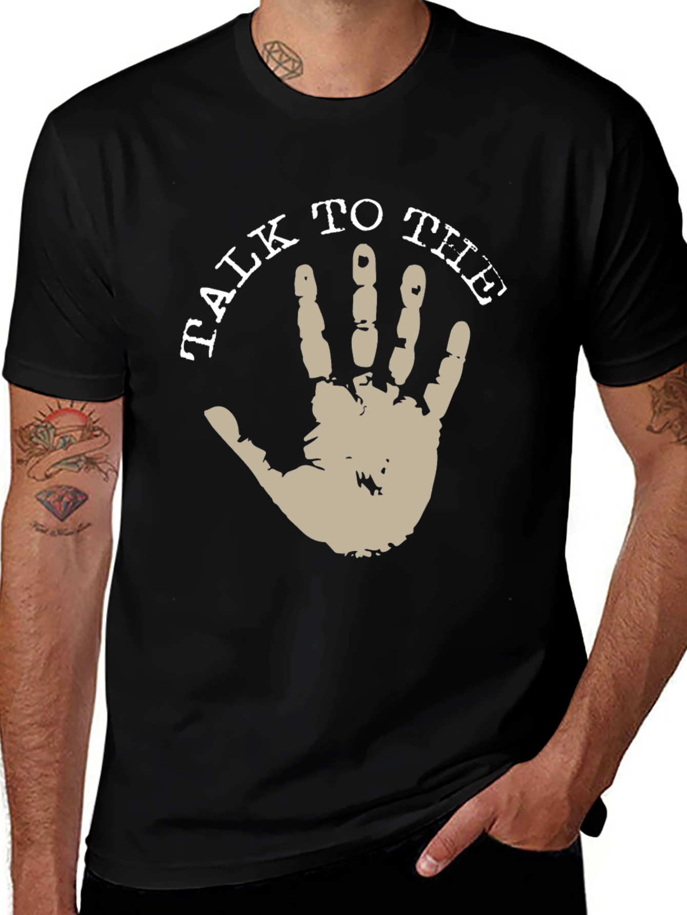 Variant 23 of Talk to the Hand Graphic T-Shirt