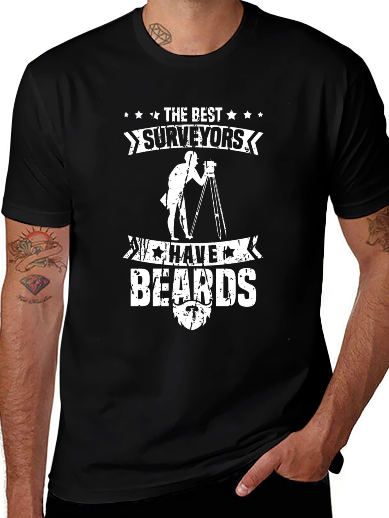The Best Surveyors Have Beards T-Shirt