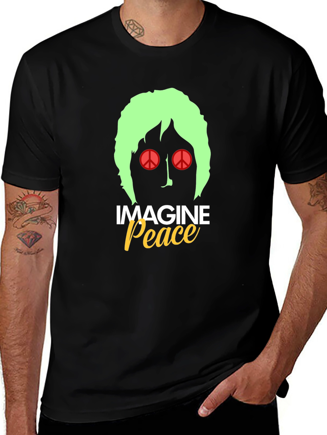 Variant 21 of Imagine Peace Graphic Tee