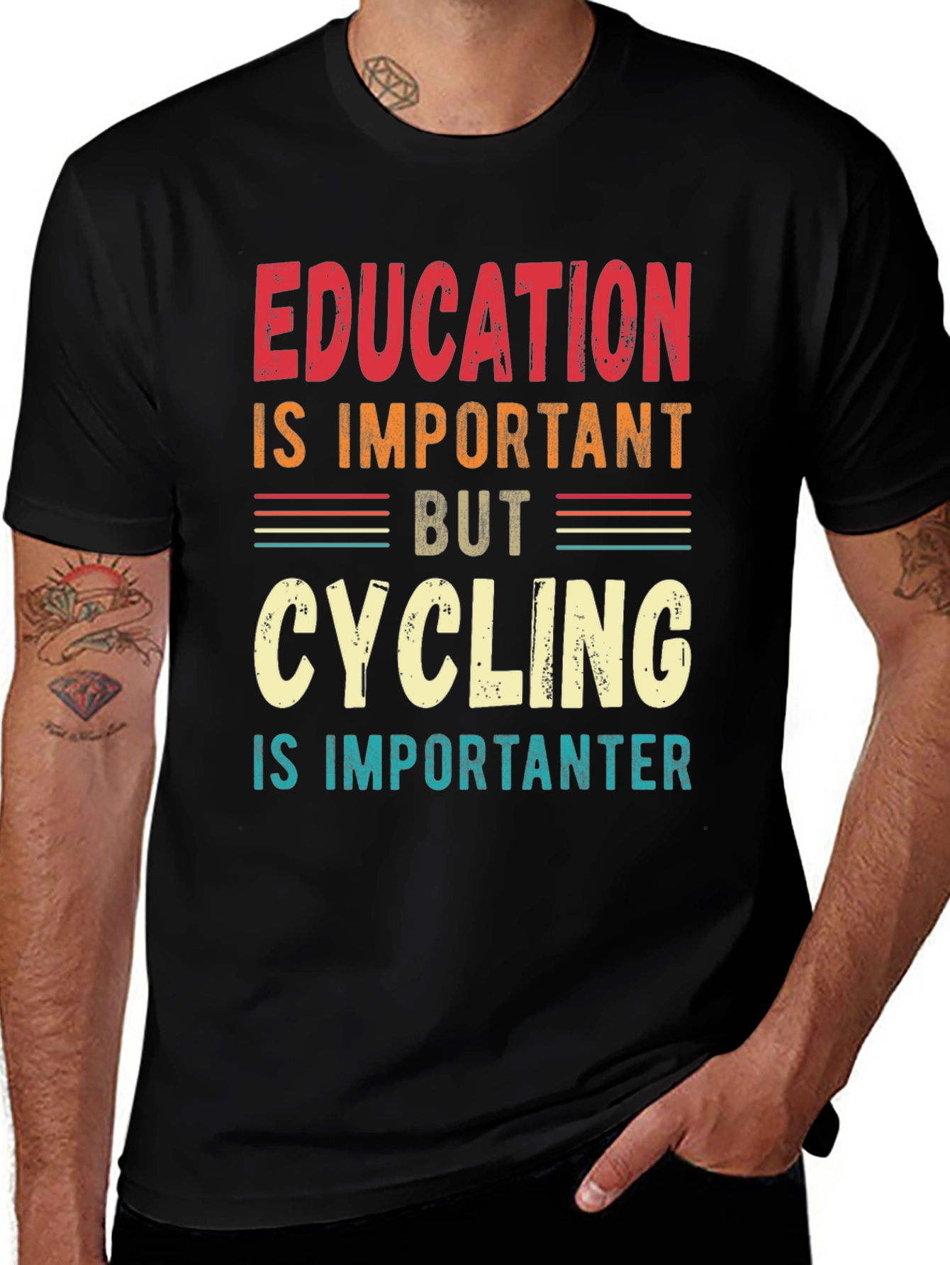 Variant 30 of Cycling Is Importanter T-Shirt