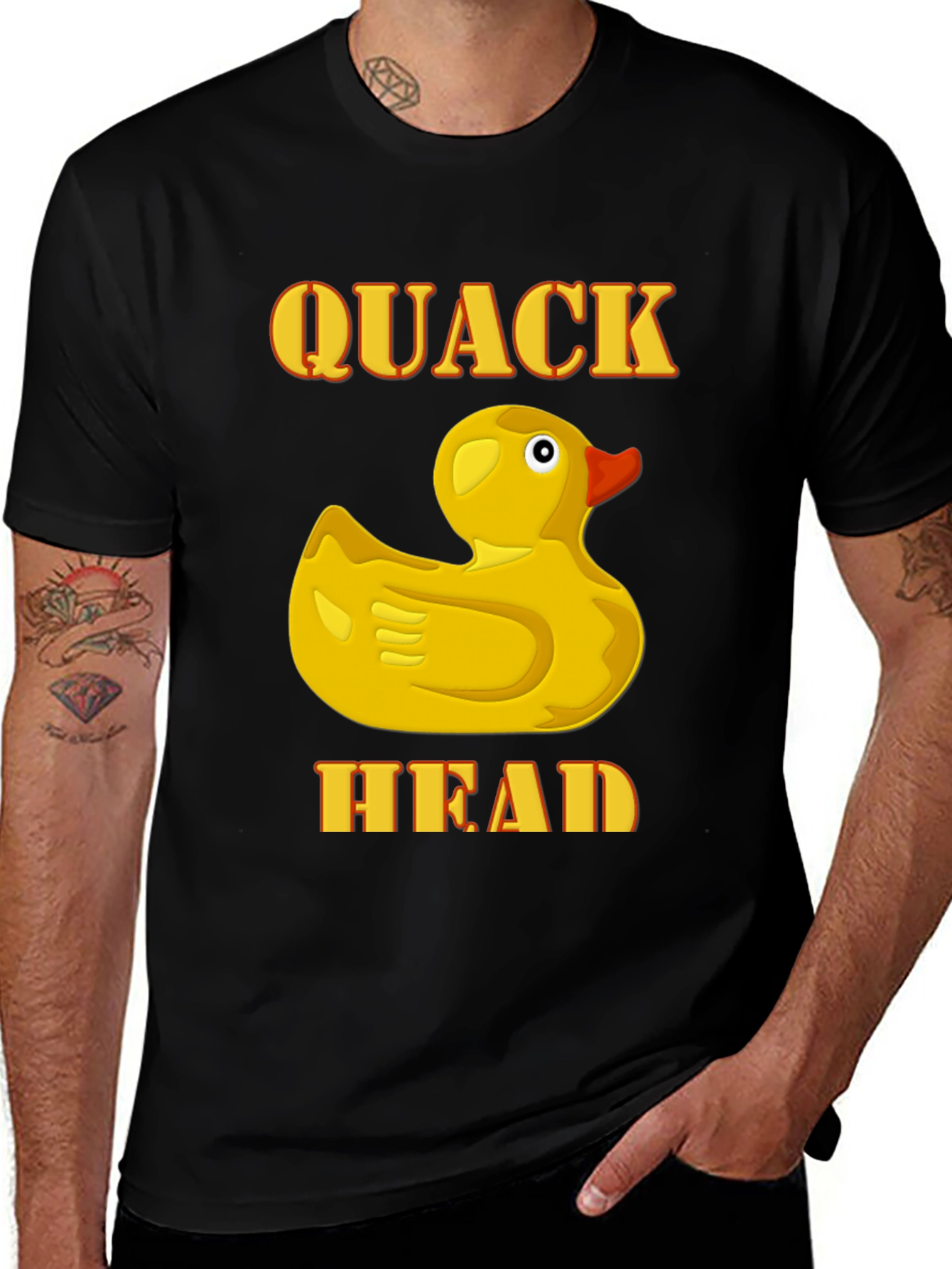 Variant 7 of Quack Head T-Shirt - Funny Duck Graphic Tee