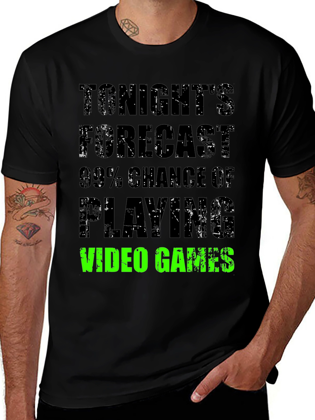 Variant 24 of Gamer Forecast T-Shirt