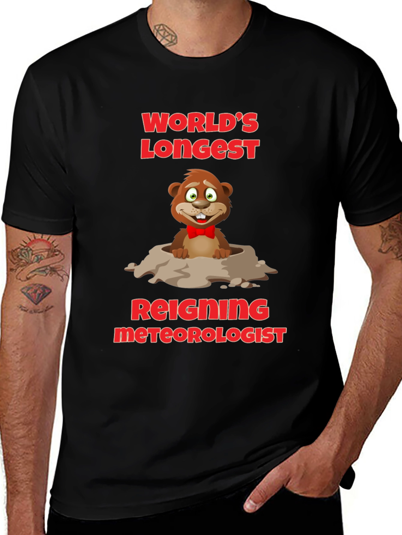 Variant 17 of World's Longest Reigning Meteorologist T-Shirt
