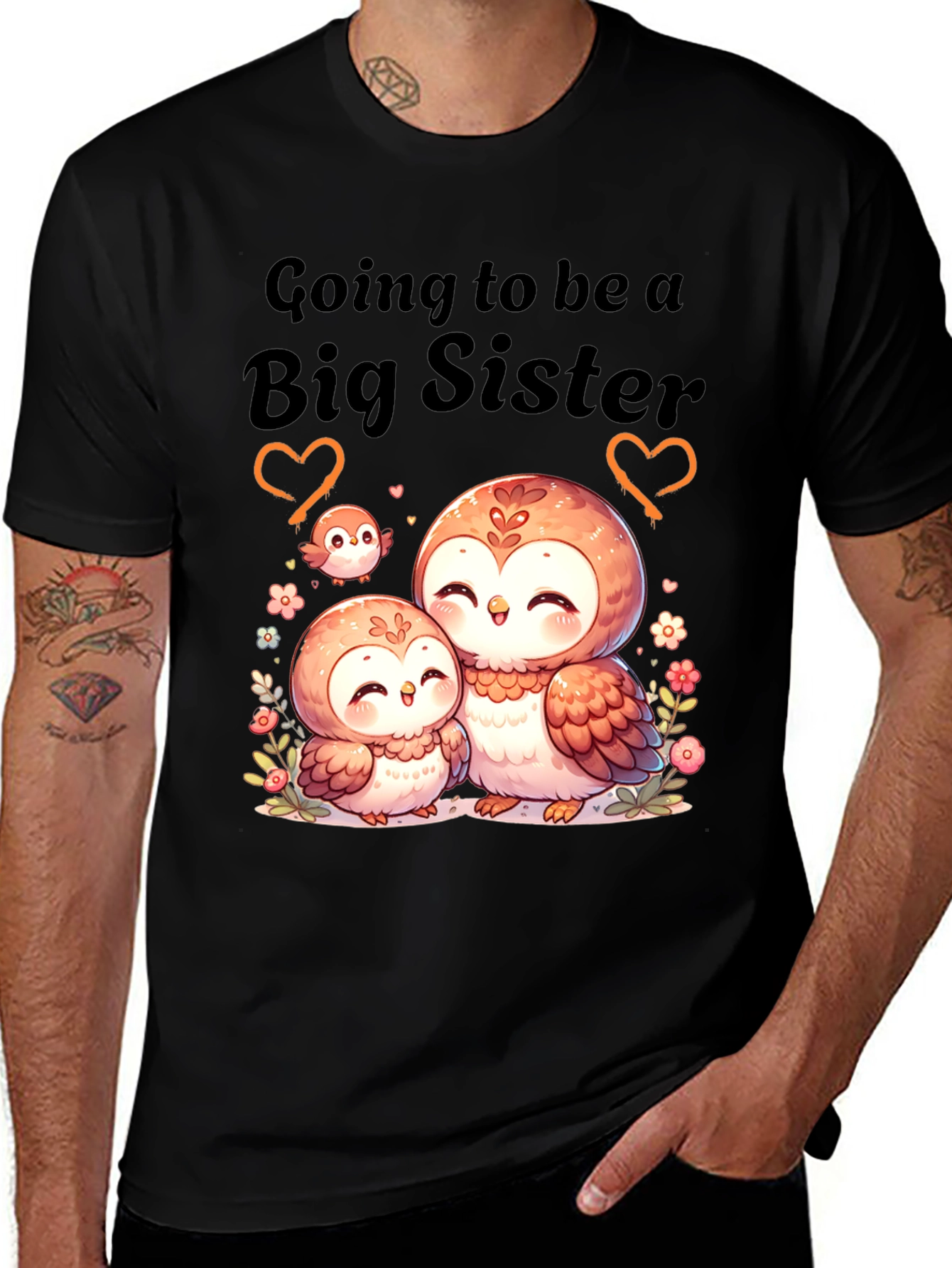 Variant 7 of Big Sister Owl T-Shirt
