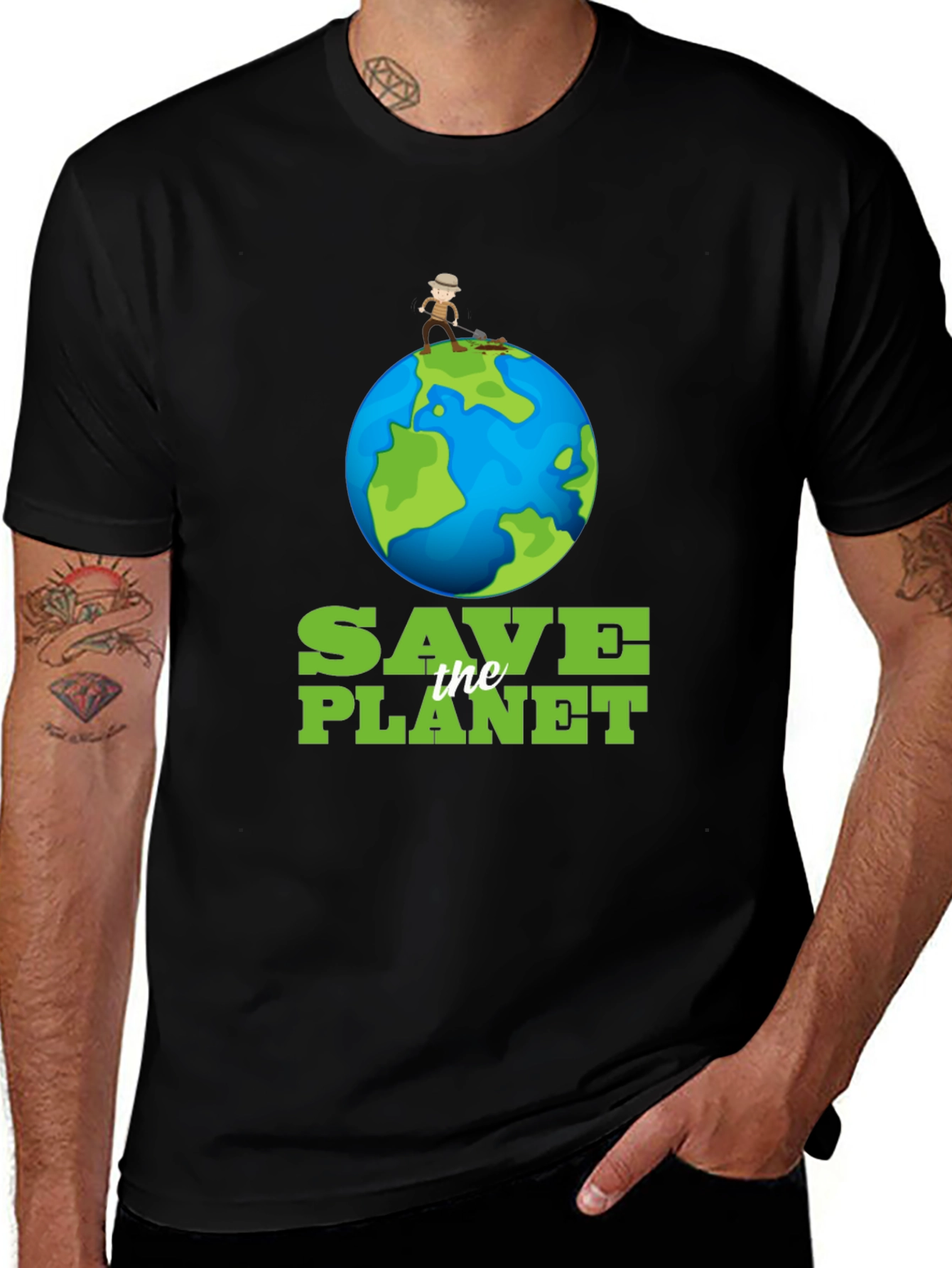Variant 8 of Save the Planet Graphic T-Shirt
