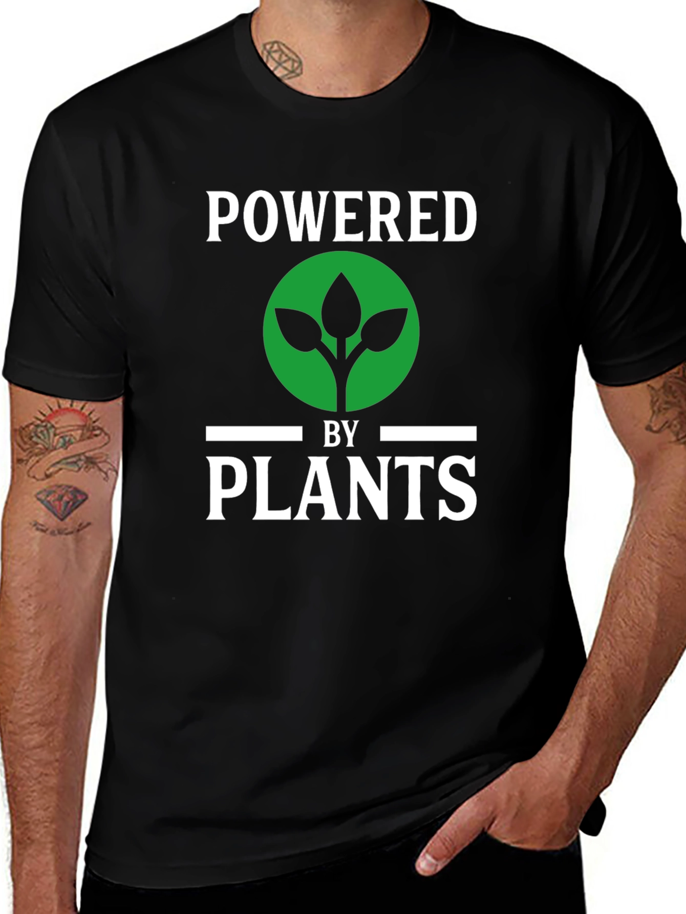 Powered By Plants Graphic T-Shirt