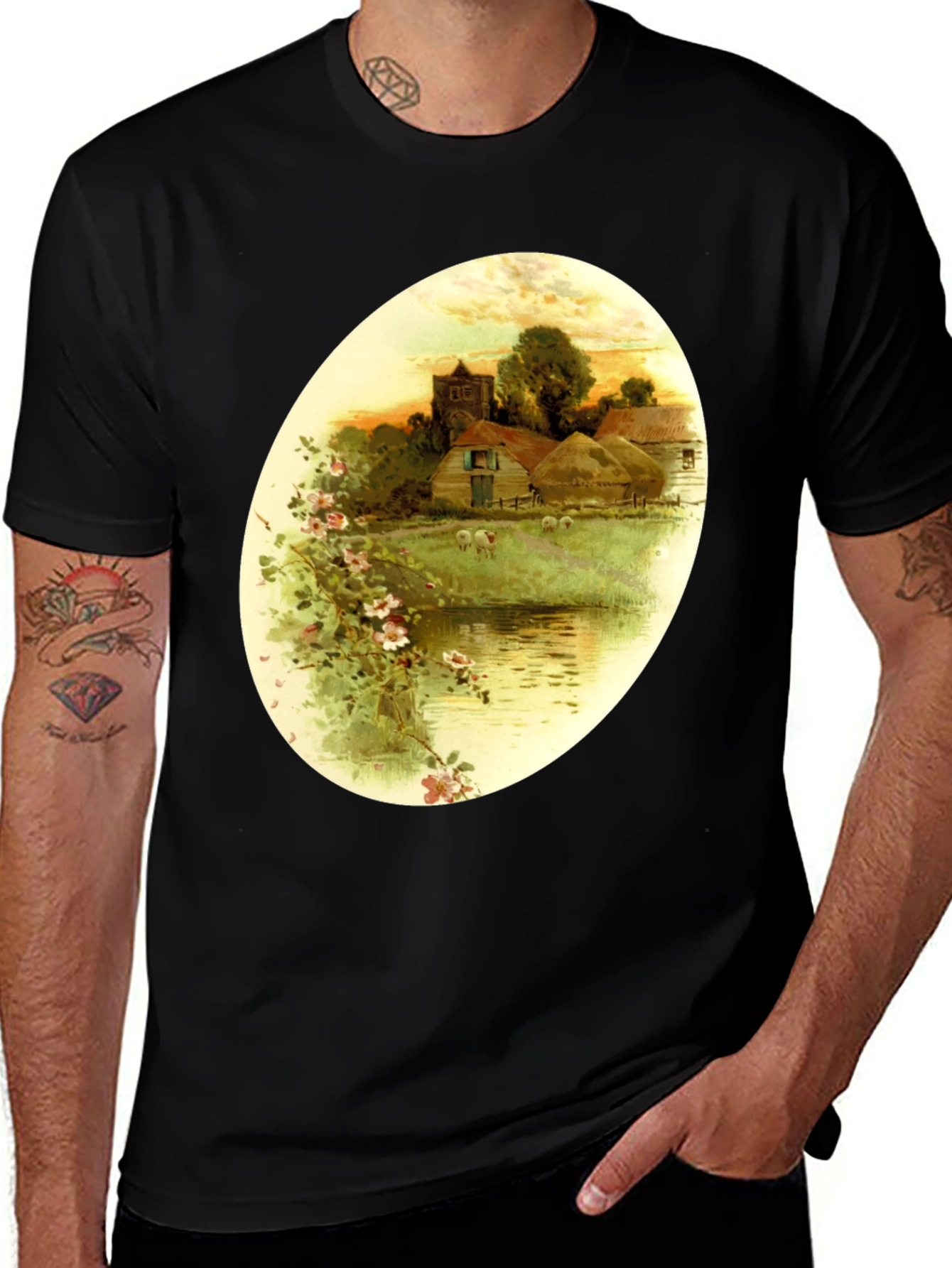 Variant 6 of Rustic Farmhouse Art T-Shirt
