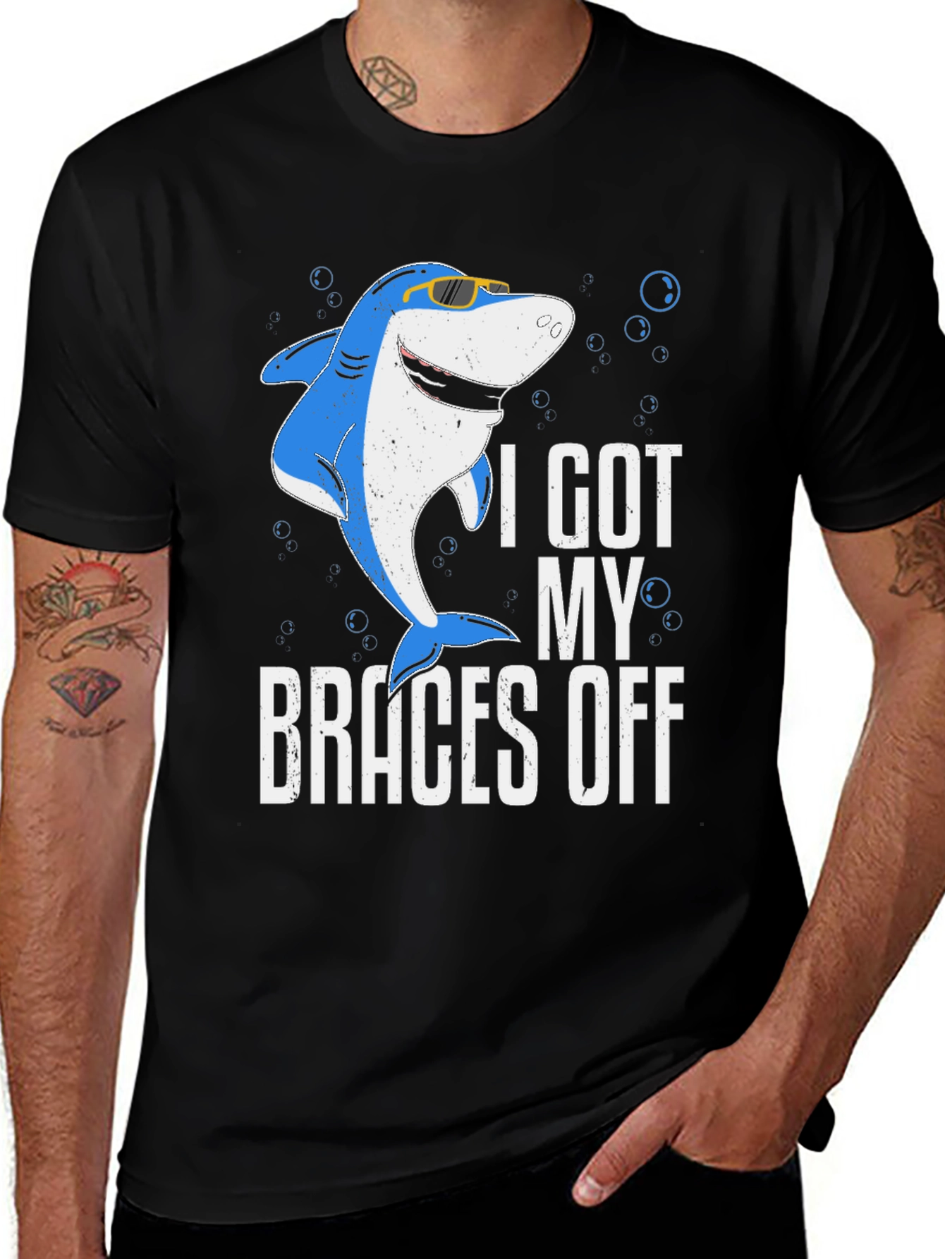 Variant 28 of I Got My Braces Off Shark T-Shirt