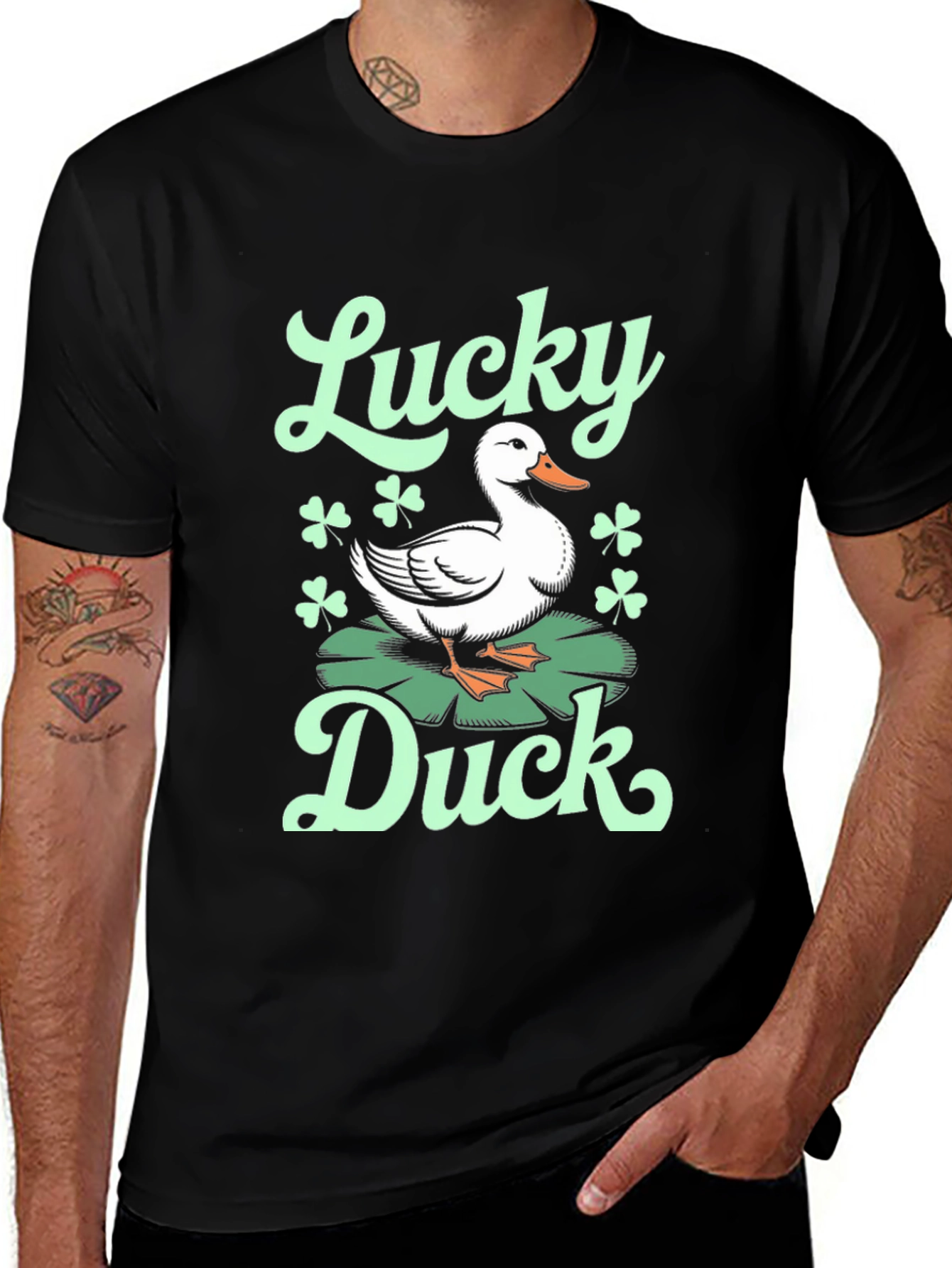 Lucky Duck T-Shirt - St. Patrick's Day