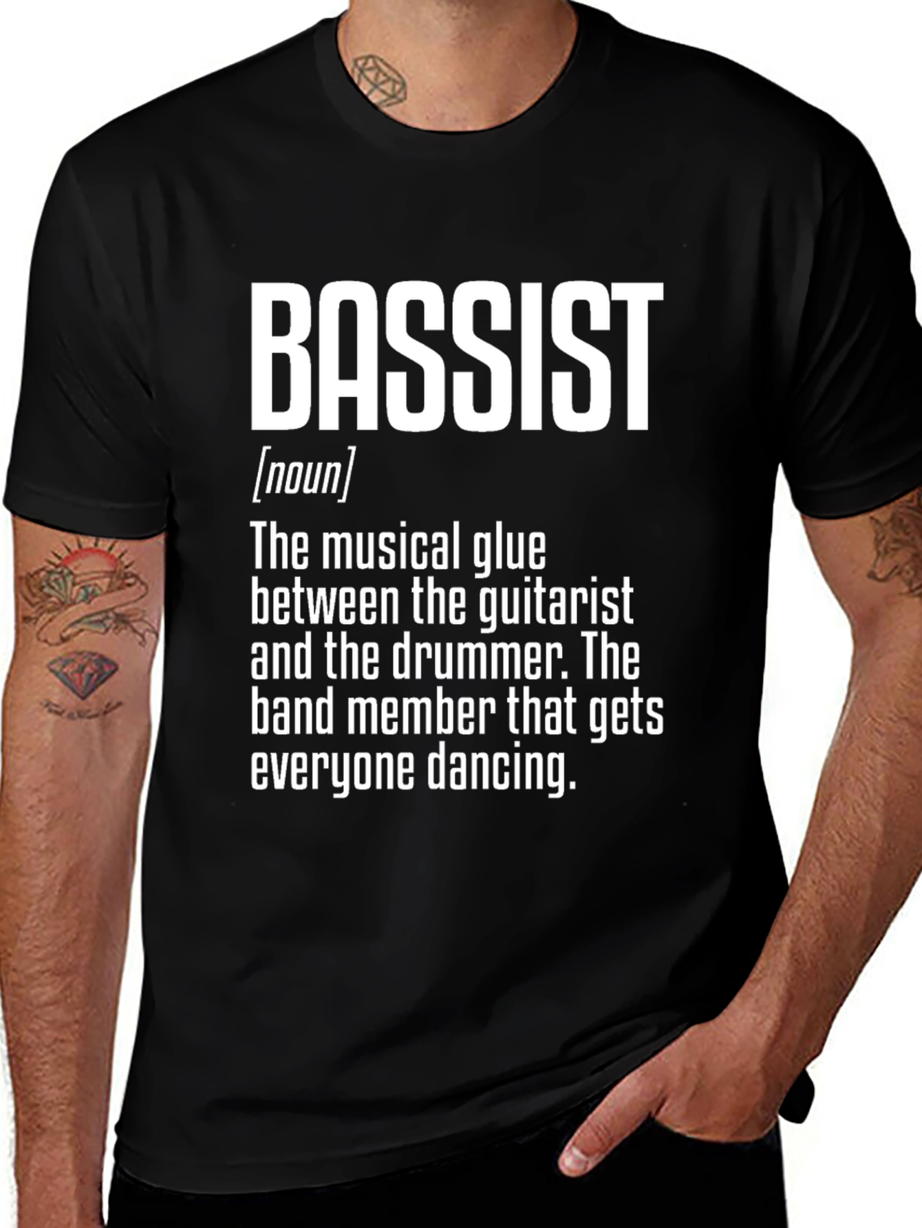 Variant 18 of Bassist Definition T-Shirt - Musician Gift