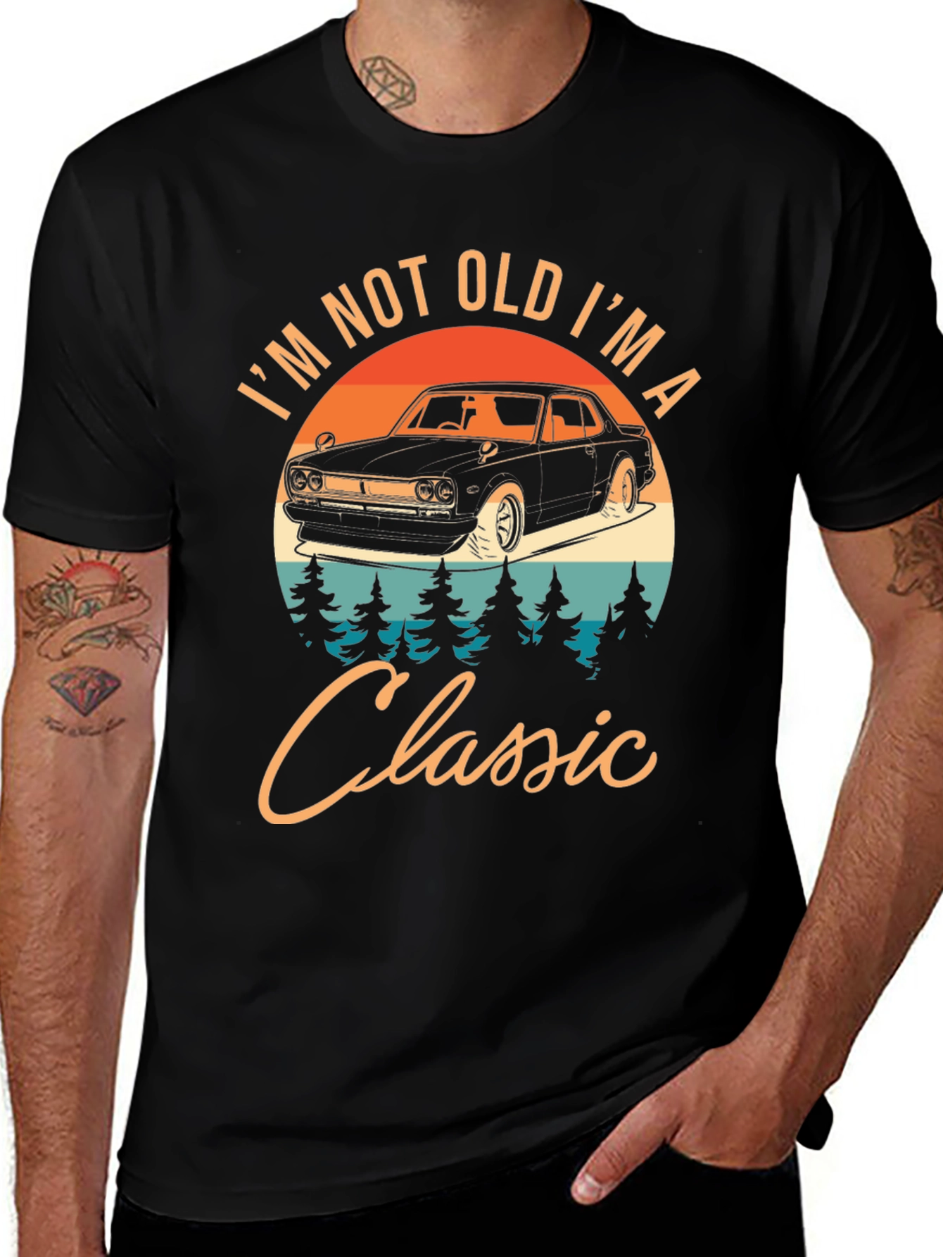 Variant 28 of Classic Car T-Shirt - I'm Not Old, I'm A Classic