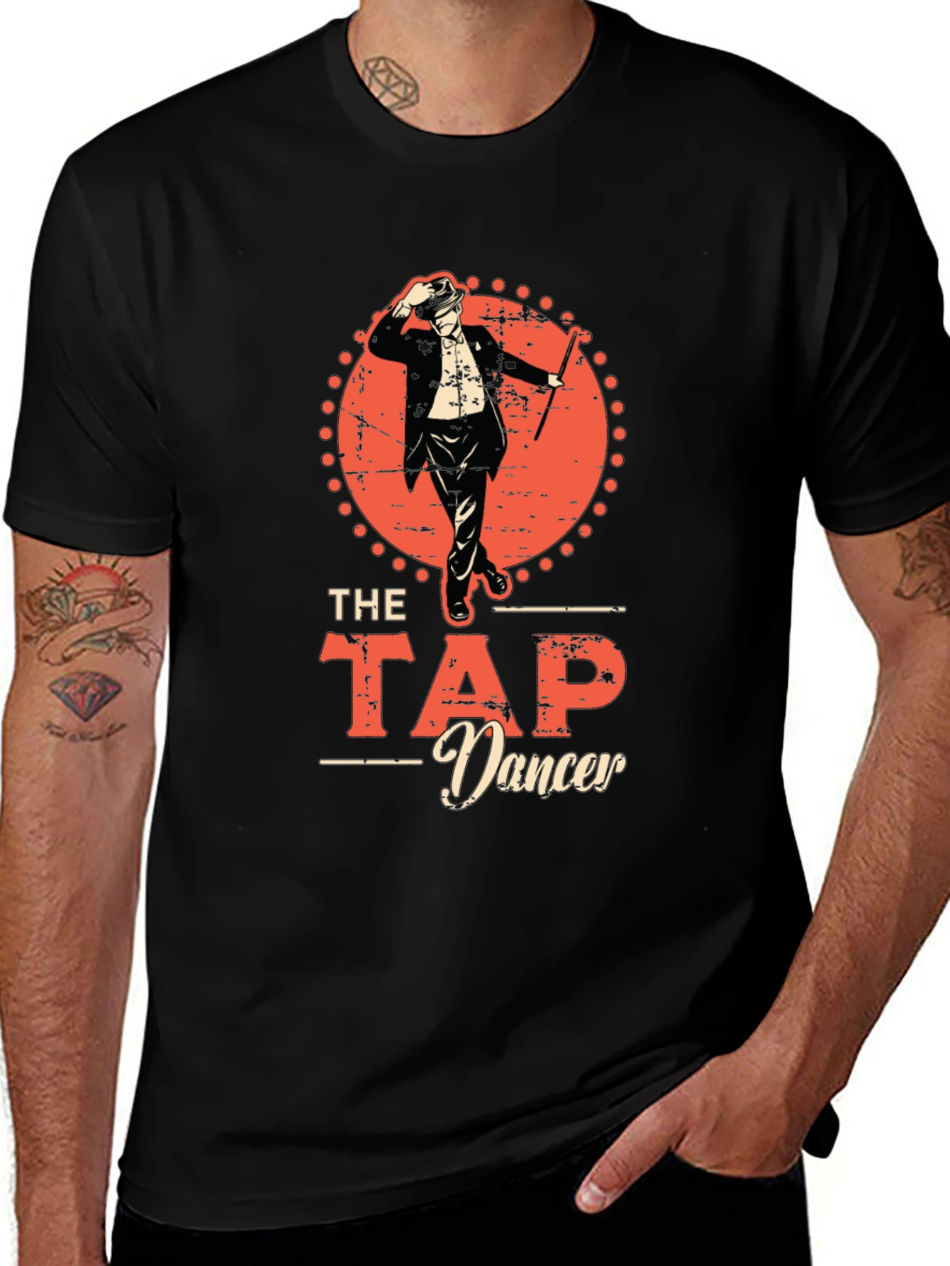 Variant 26 of Retro Tap Dancer Graphic T-Shirt